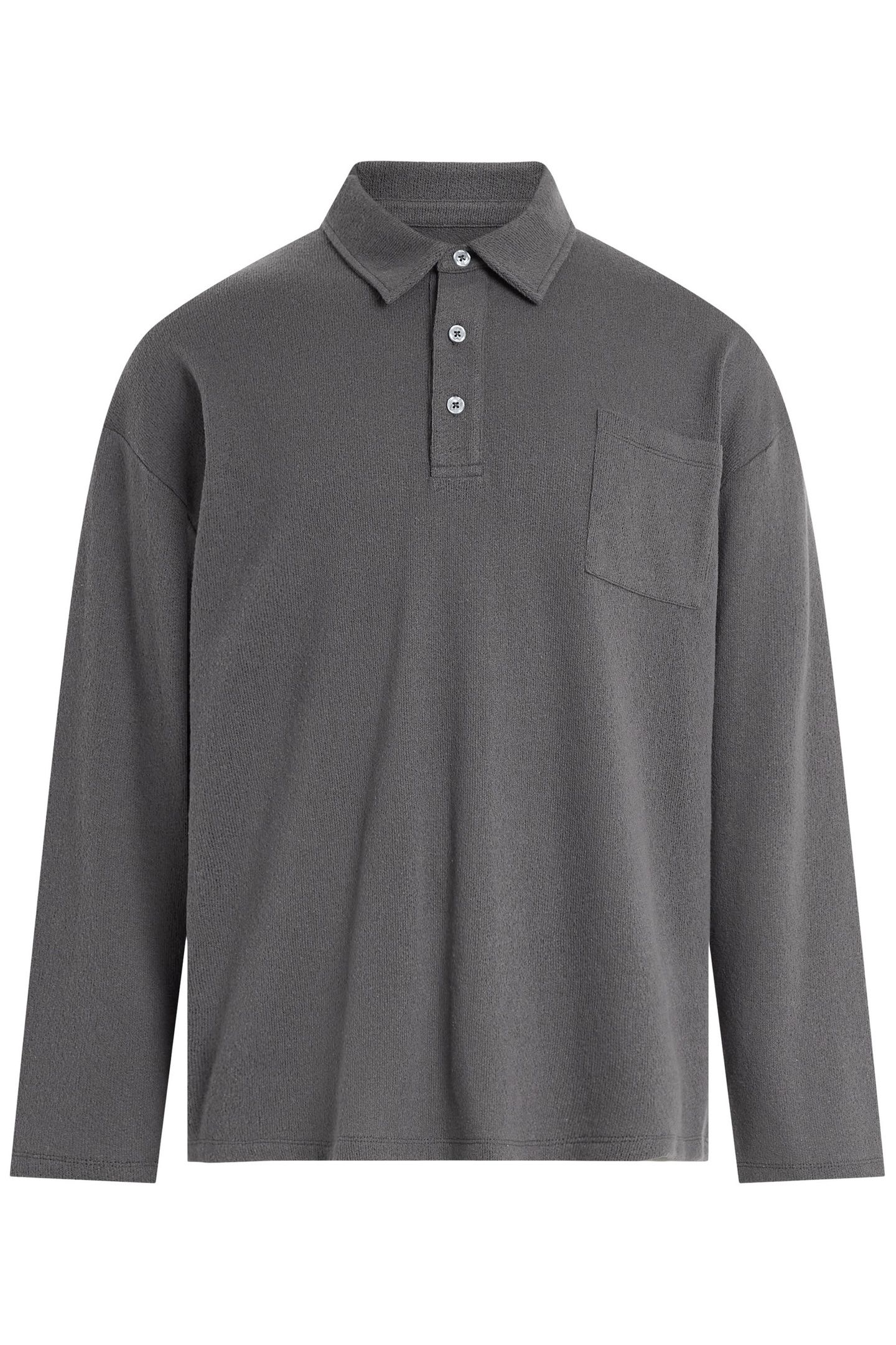ERIS LS POLO WASHED BLACK 6
