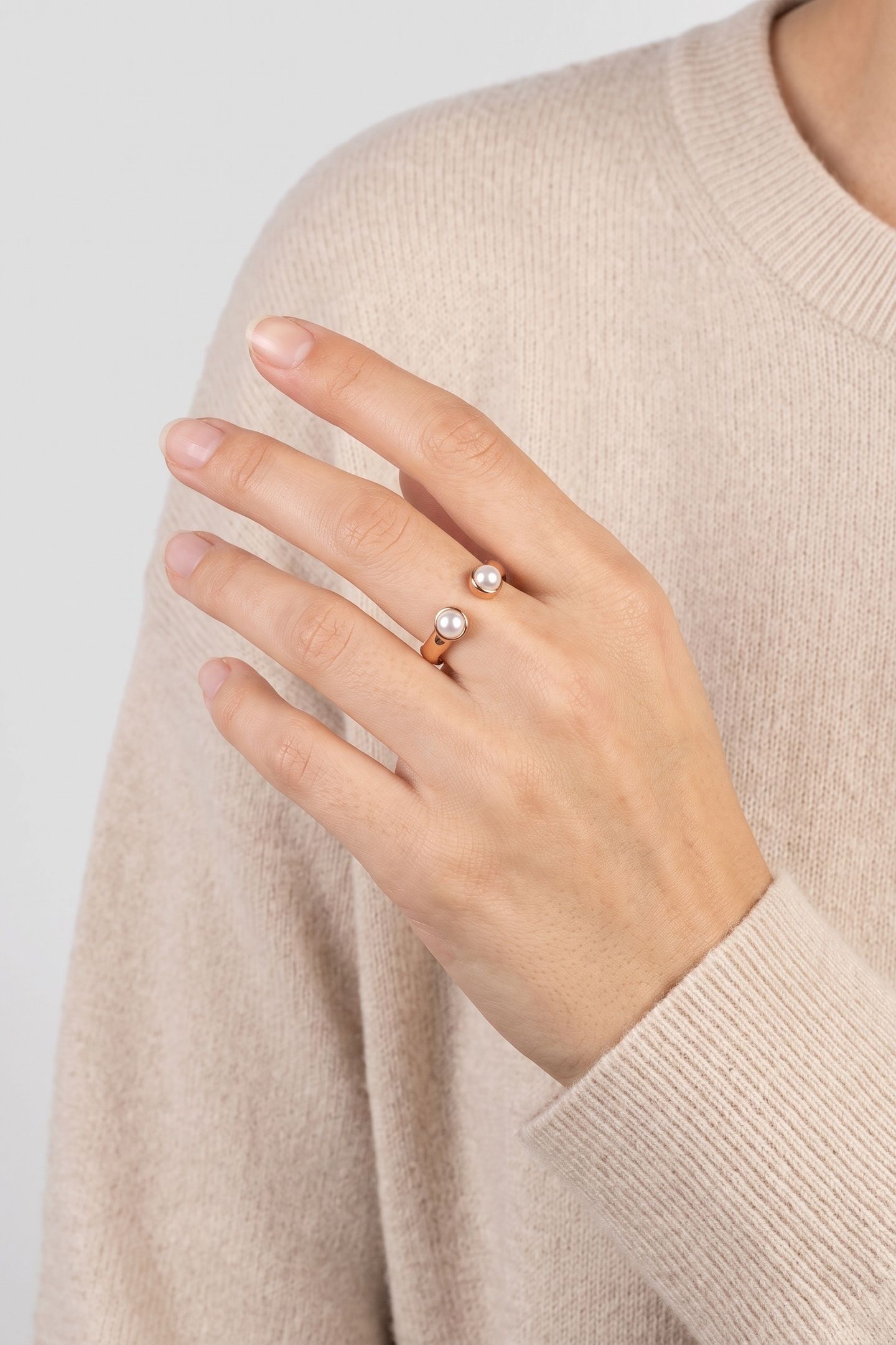 DEWDROP RING ROSEGOLD 1