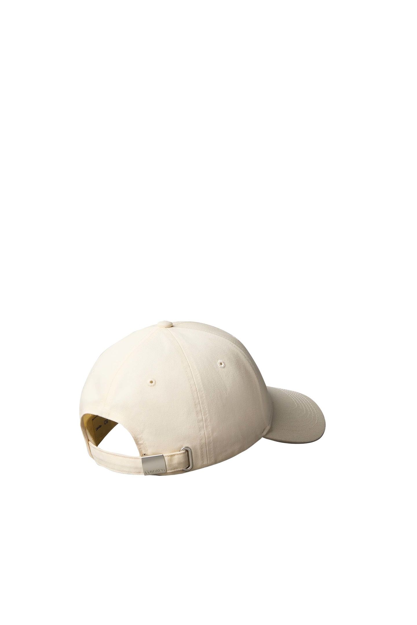 COTTON TWILL CAP WITH HARDWARE CLASP BONE WHITE 3