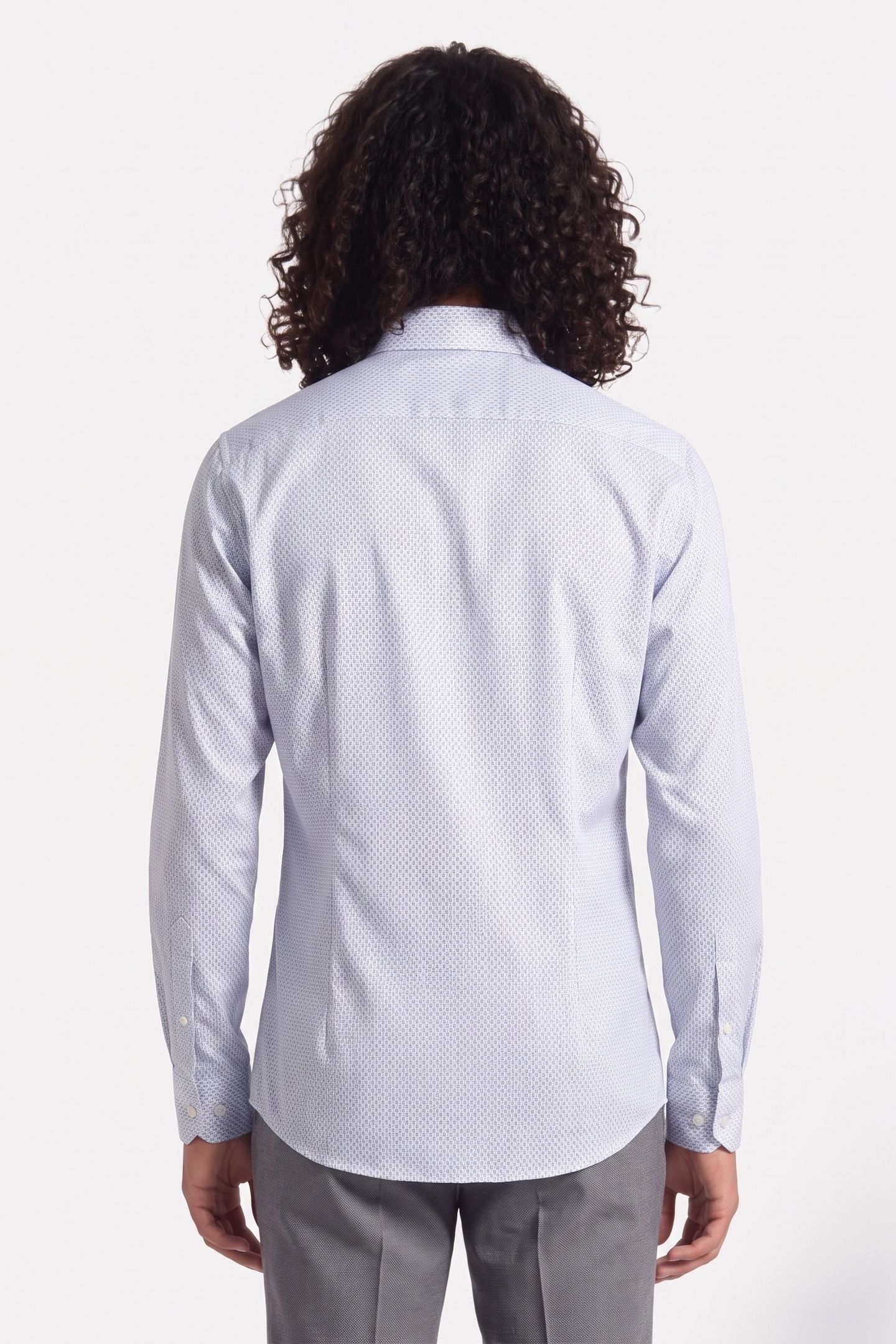 SLIM ESSENTIAL POPLIN SHIRT BLUE 2