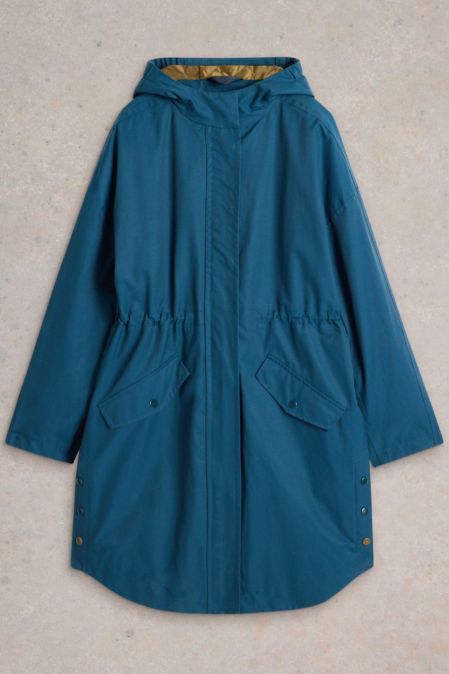 WINNIE WATERPROOF COAT DARK TEAL 2
