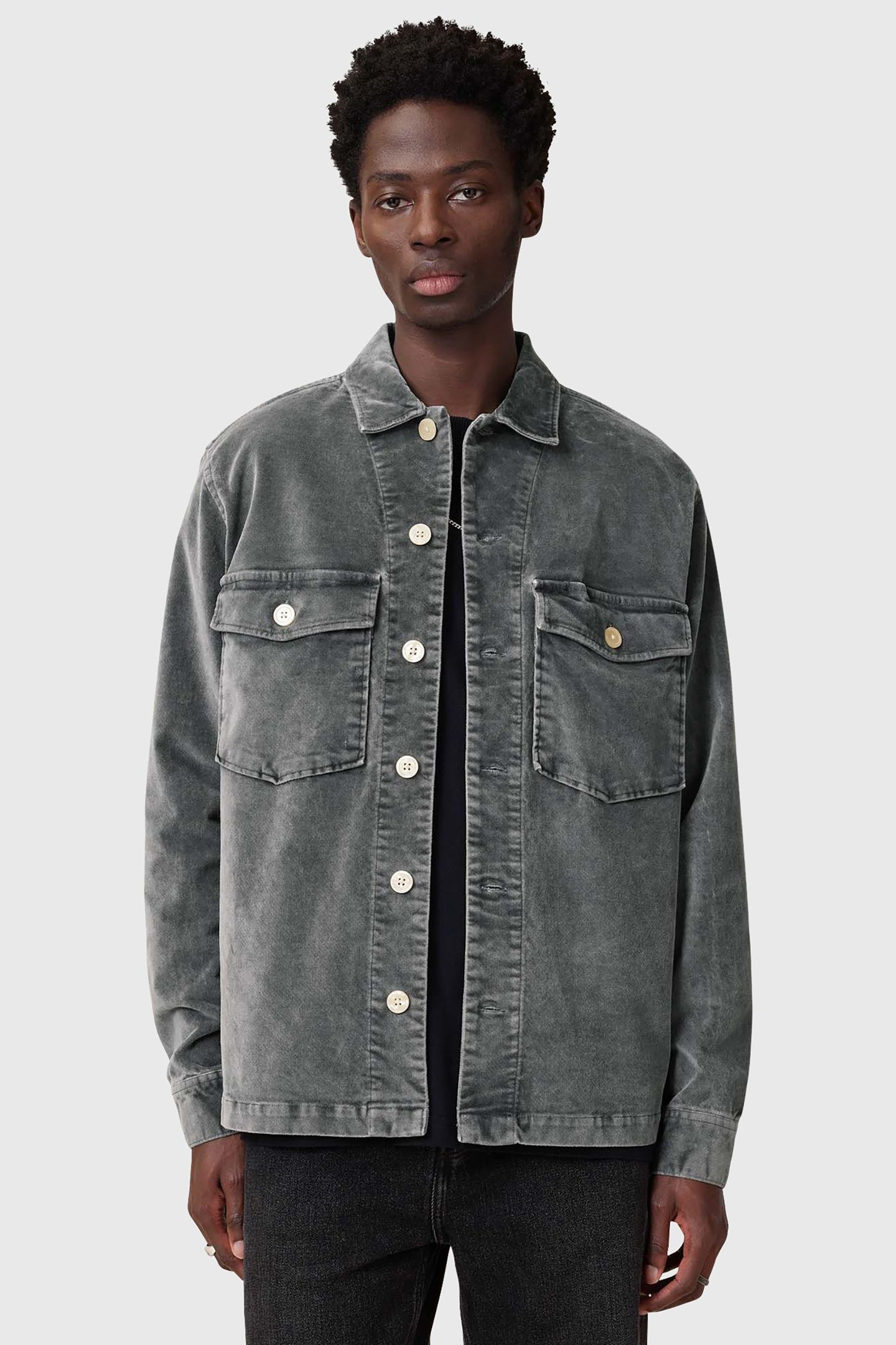 HARRIER LS SHIRT RAIN GREY 3