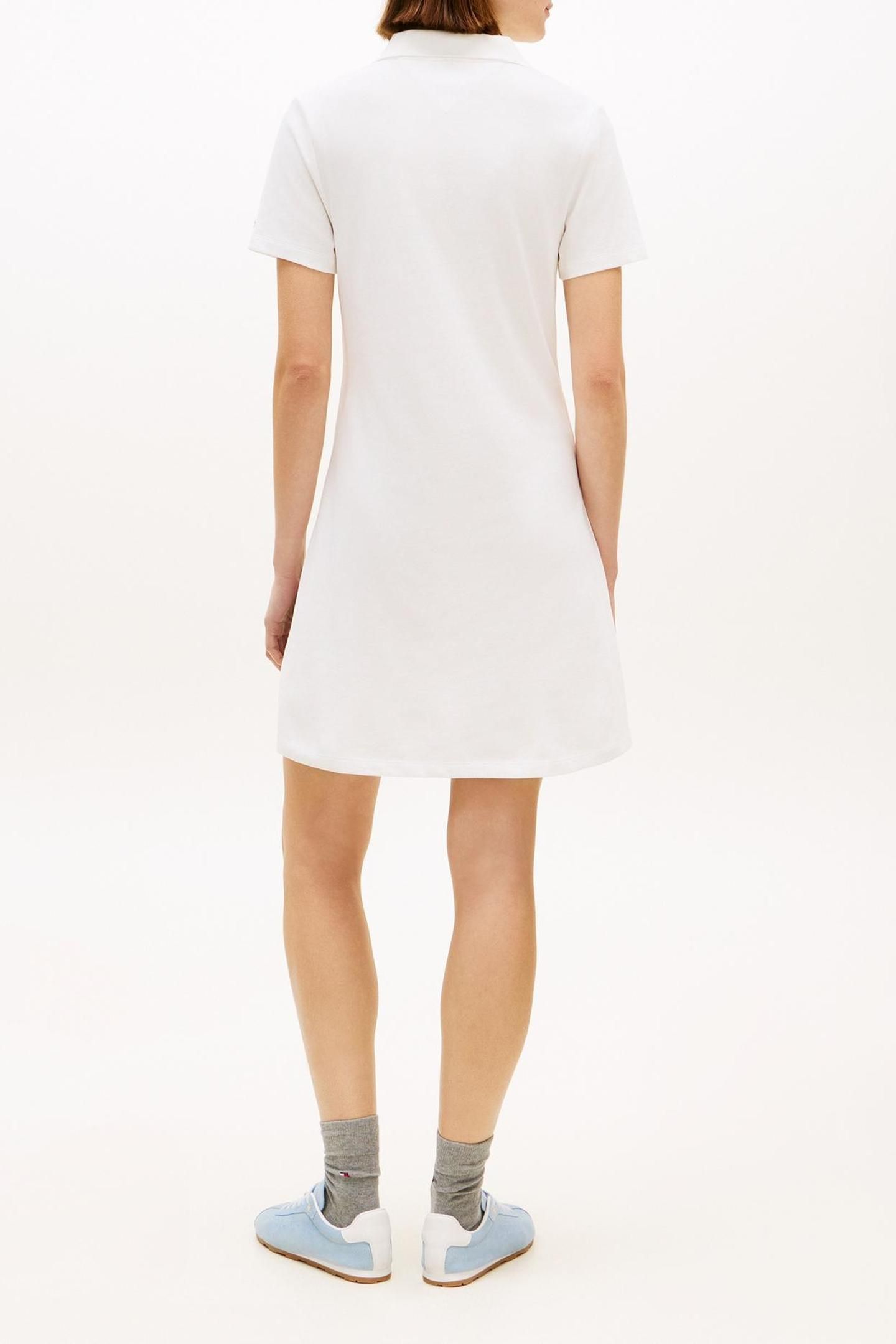 TH SCRIPT OPEN-NECK POLO ECRU 2