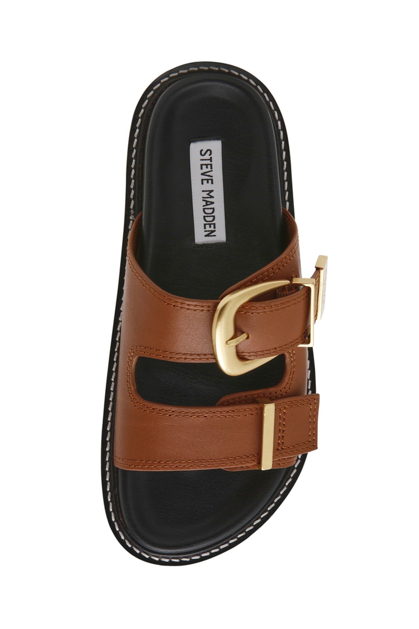ARCH SLIDES COGNAC LEATHER 4