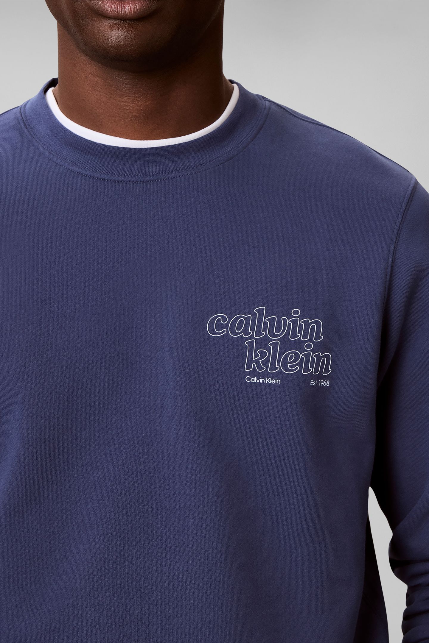 LONG SLEEVE CLASSIC 350GSM TERRY SEASONAL DARK DENIM 4