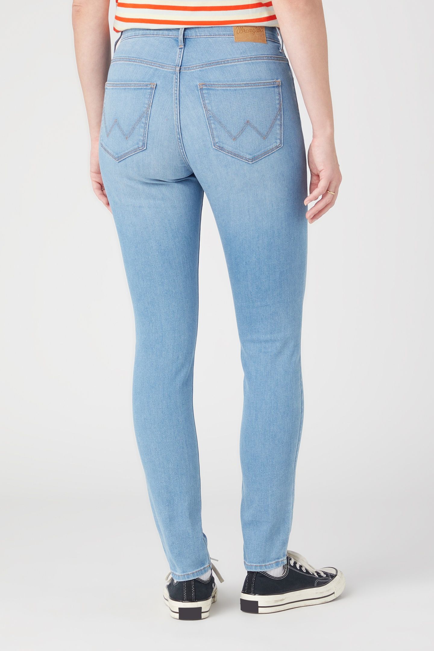 HIGH SKINNY BROOKLYN DENIM BLUE JEANS 3