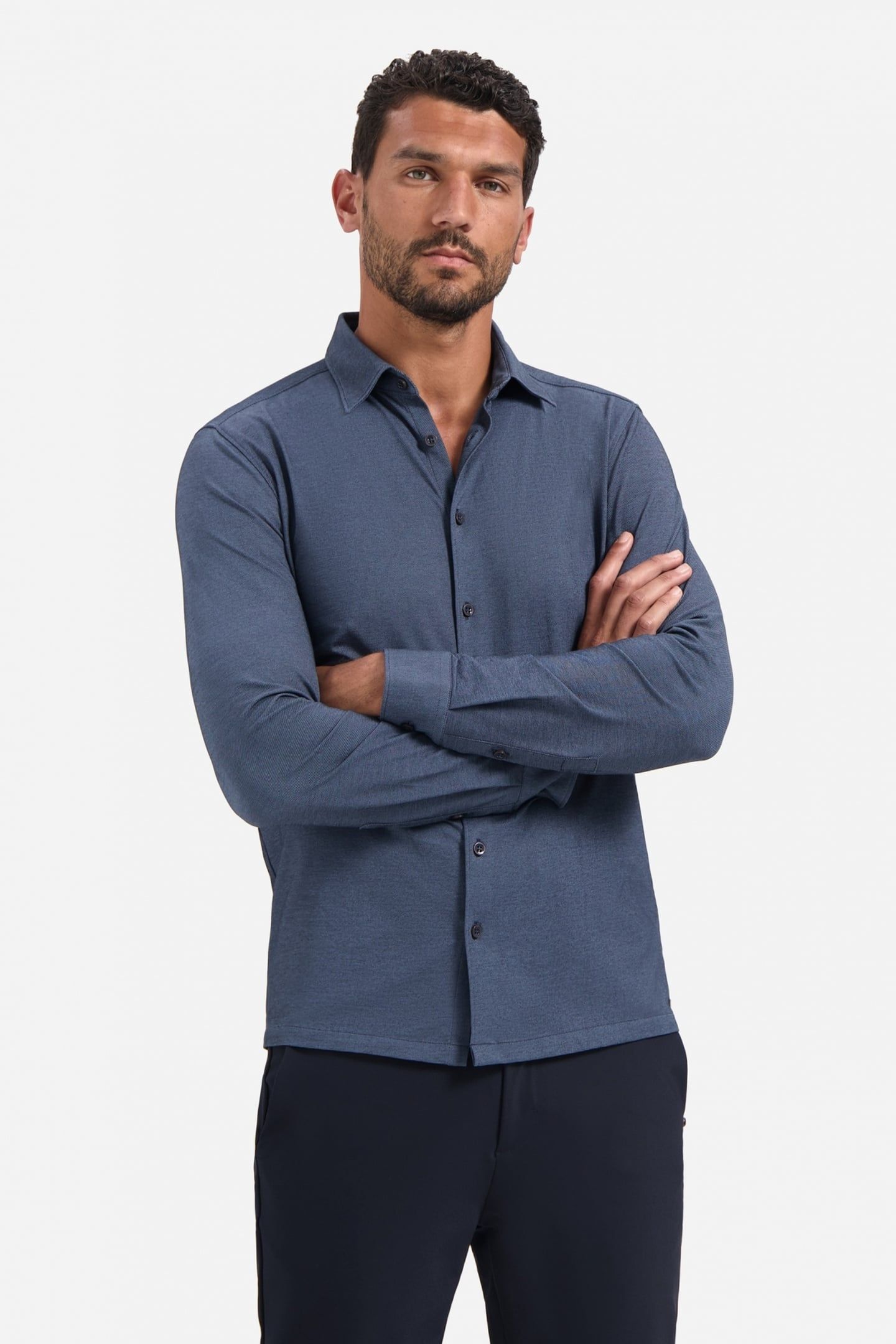 SHIRT JERSEY WASHED BLUE 1