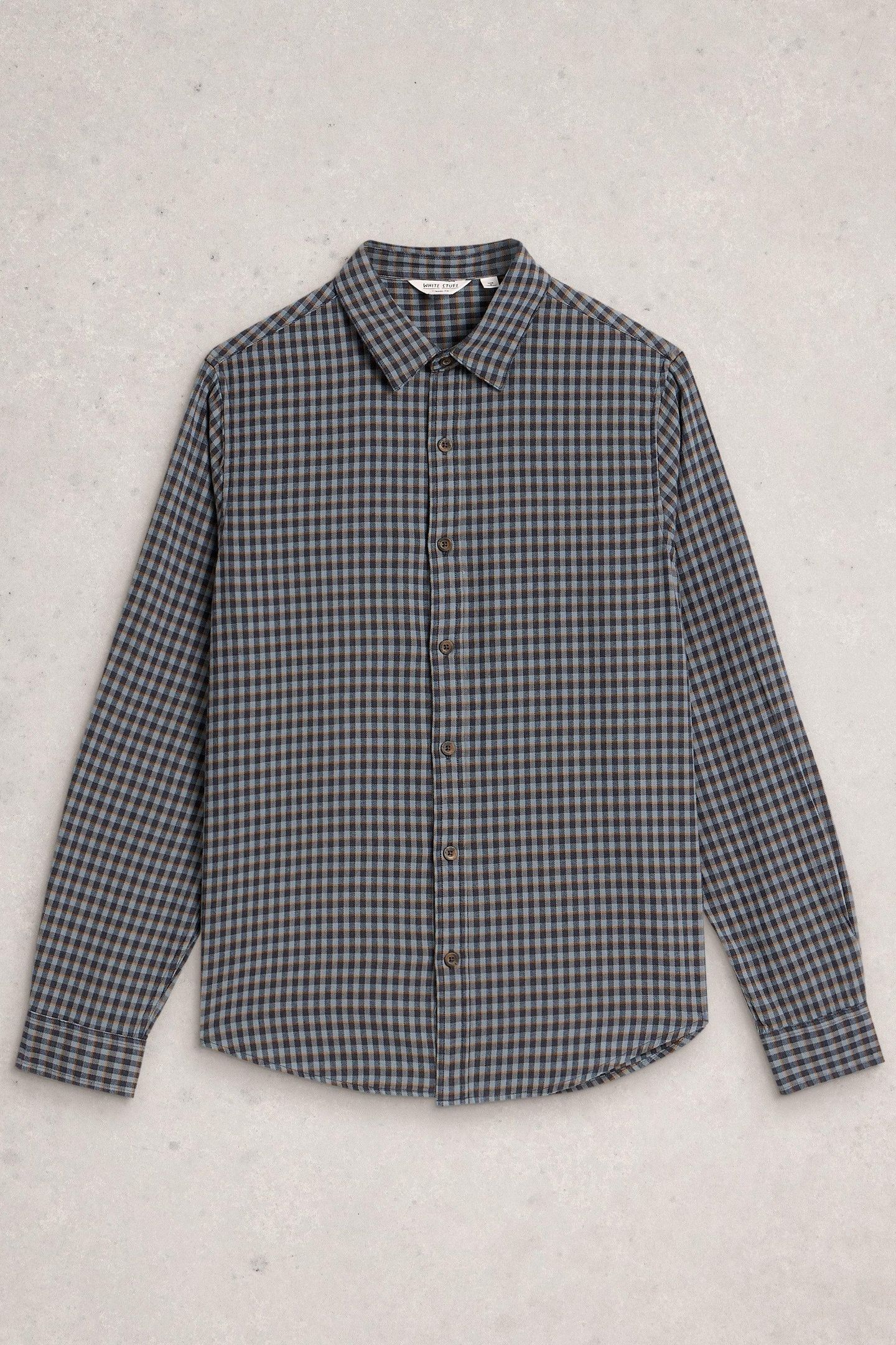 WESTLAKE GINGHAM SHIRT BLUE MULTI 1