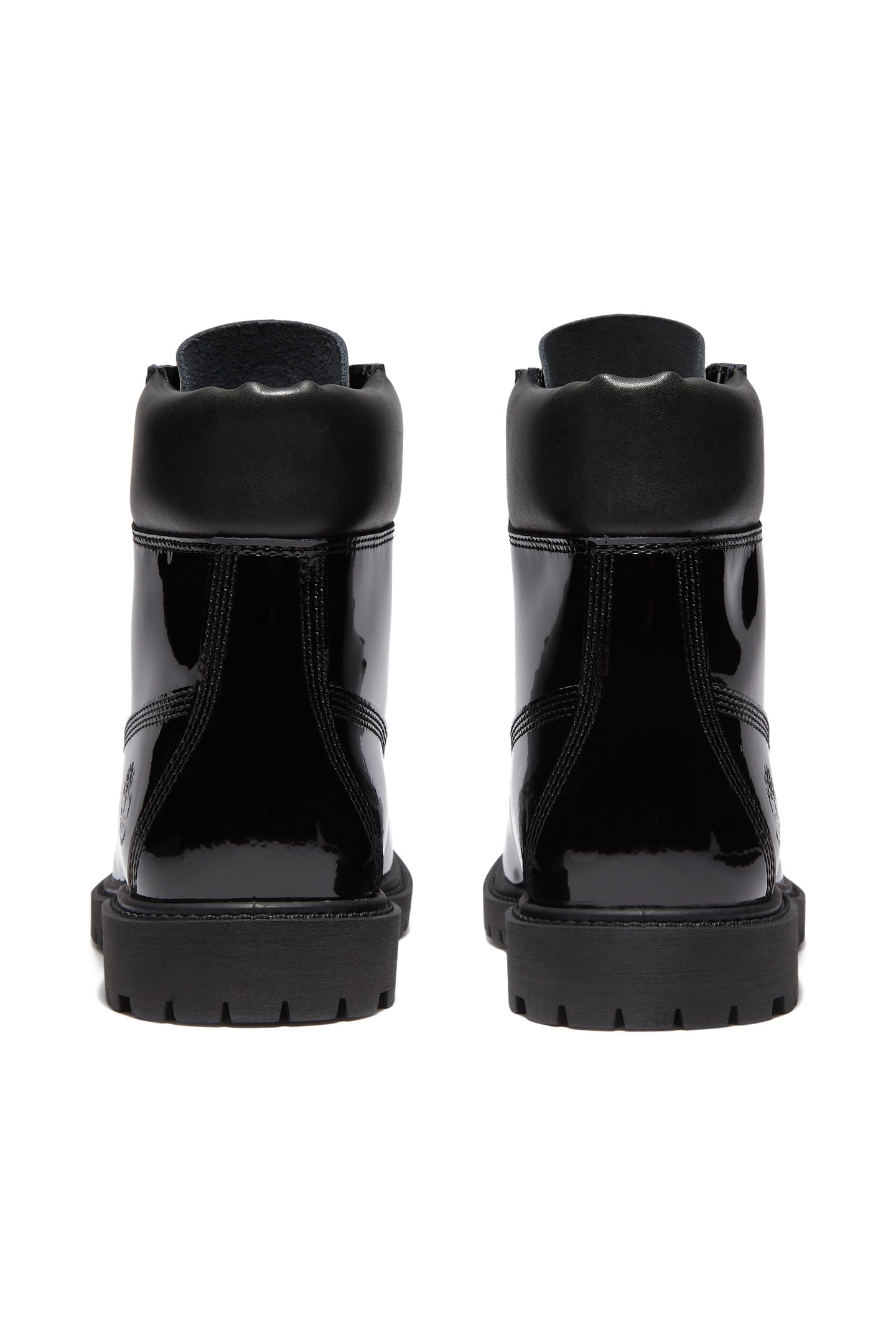 PREMIUM 6 INCH LACE UP WATERPROOF BOOT BLACK PATENT LEATHER 6