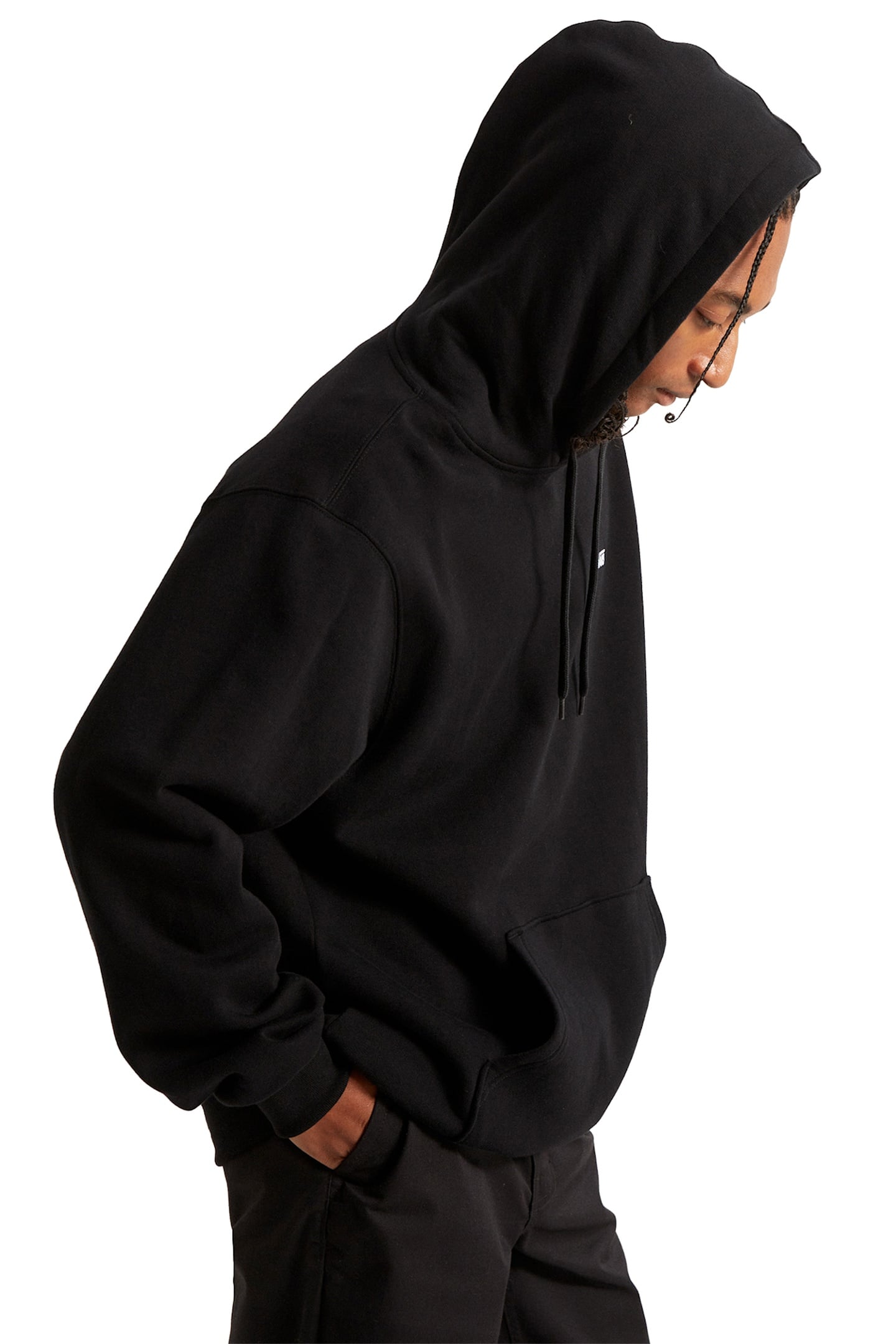 LEFT CHEST II LOOSE PULLOVER BLACK 2