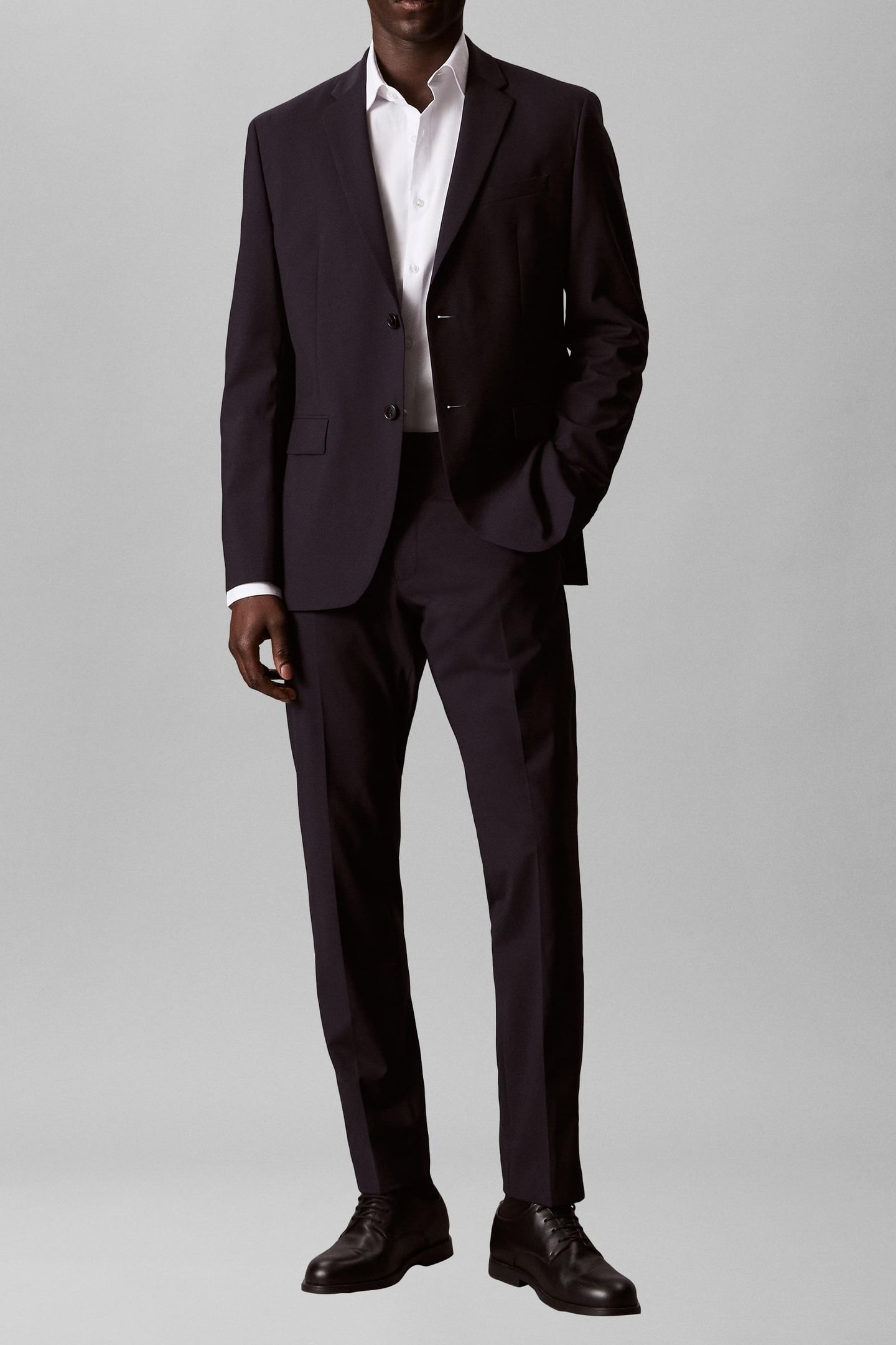 SLIM ESSENTIAL POPLIN SHIRT WHITE 2