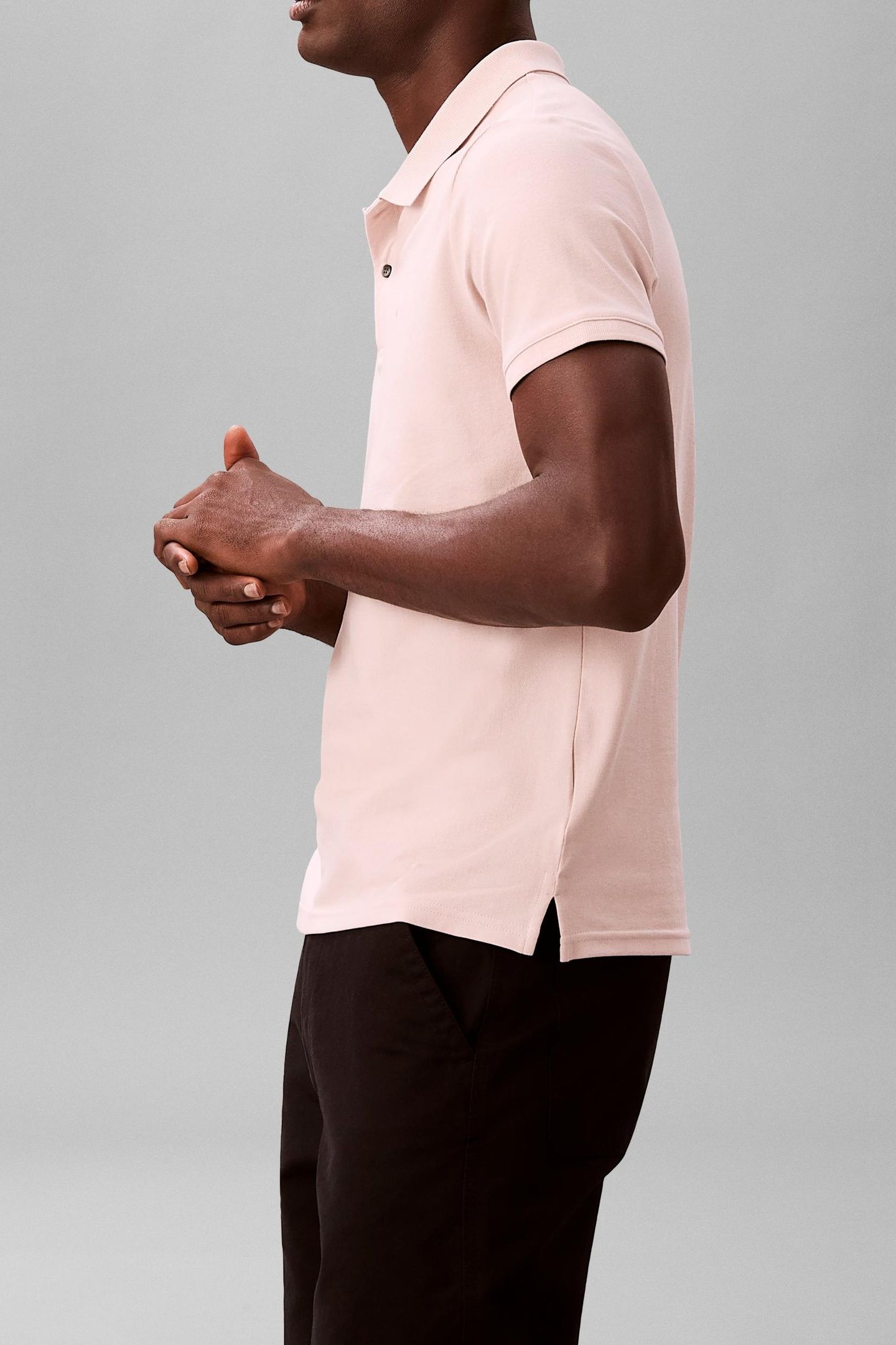 SS SLIM REFINED PIQUE POLO PRAIRIE PEACH 3