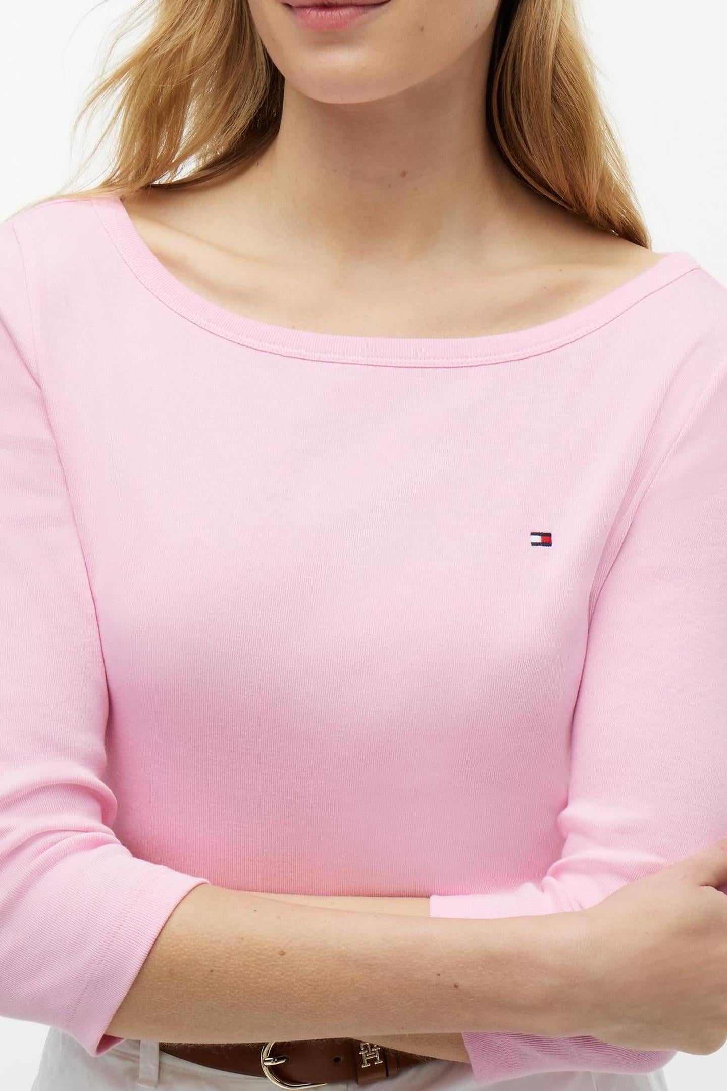 CODY BOAT-NECK 3/4 SLEEVE CLASSIC PINK 5