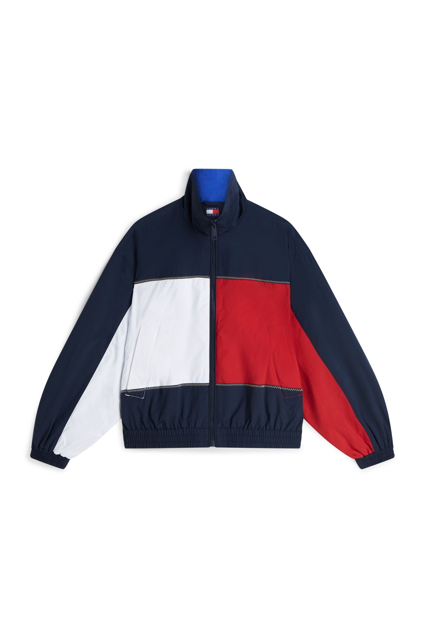 FLAG HIGH NECK JACKET DARK NIGHT NAVY 4