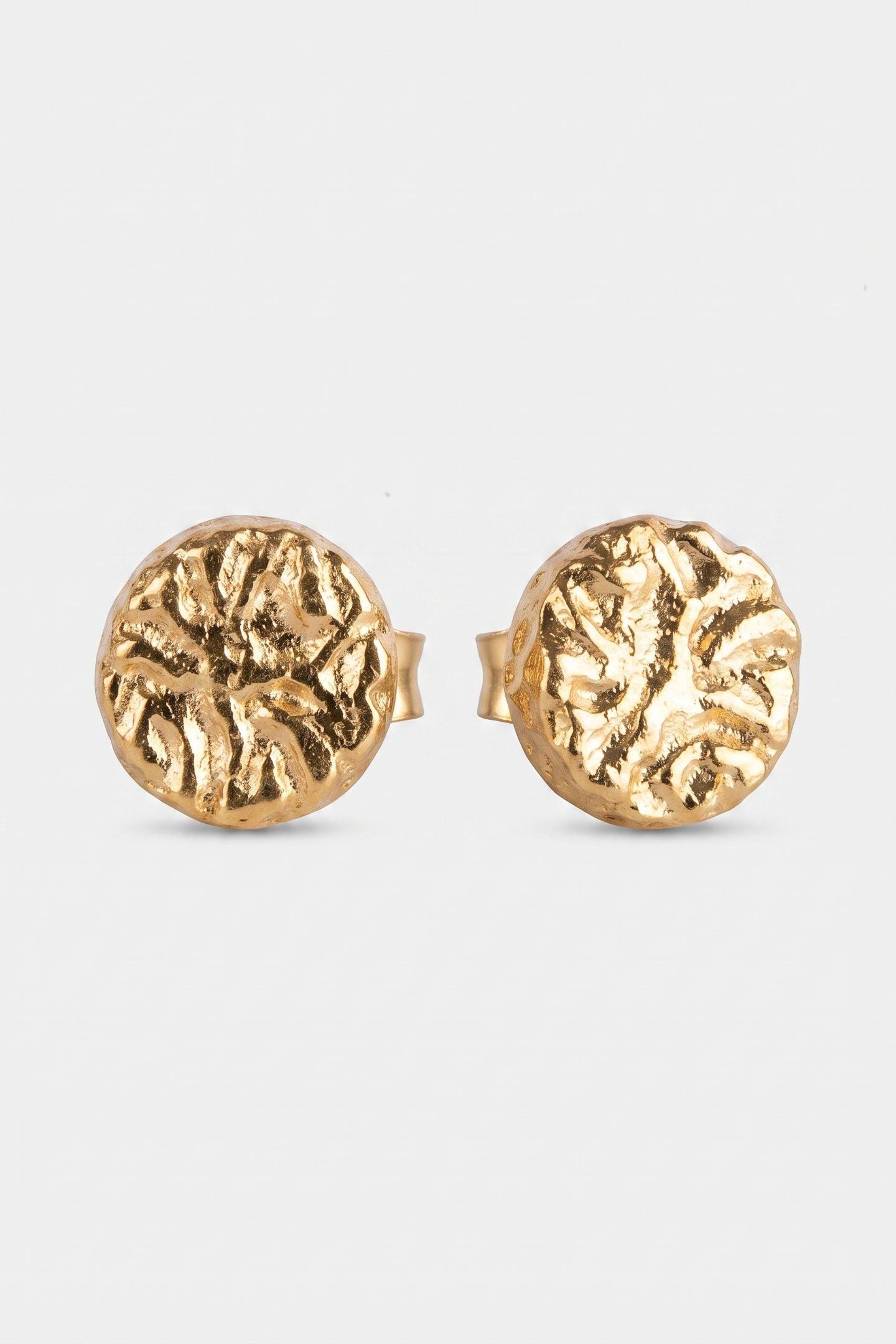 VOLCANO COIN OHRRINGE GOLD 4