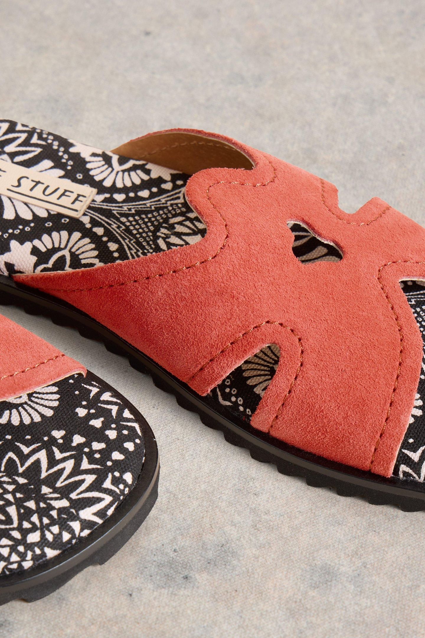FLORAL FLIP FLOP SANDAL LGT ORANGE 2