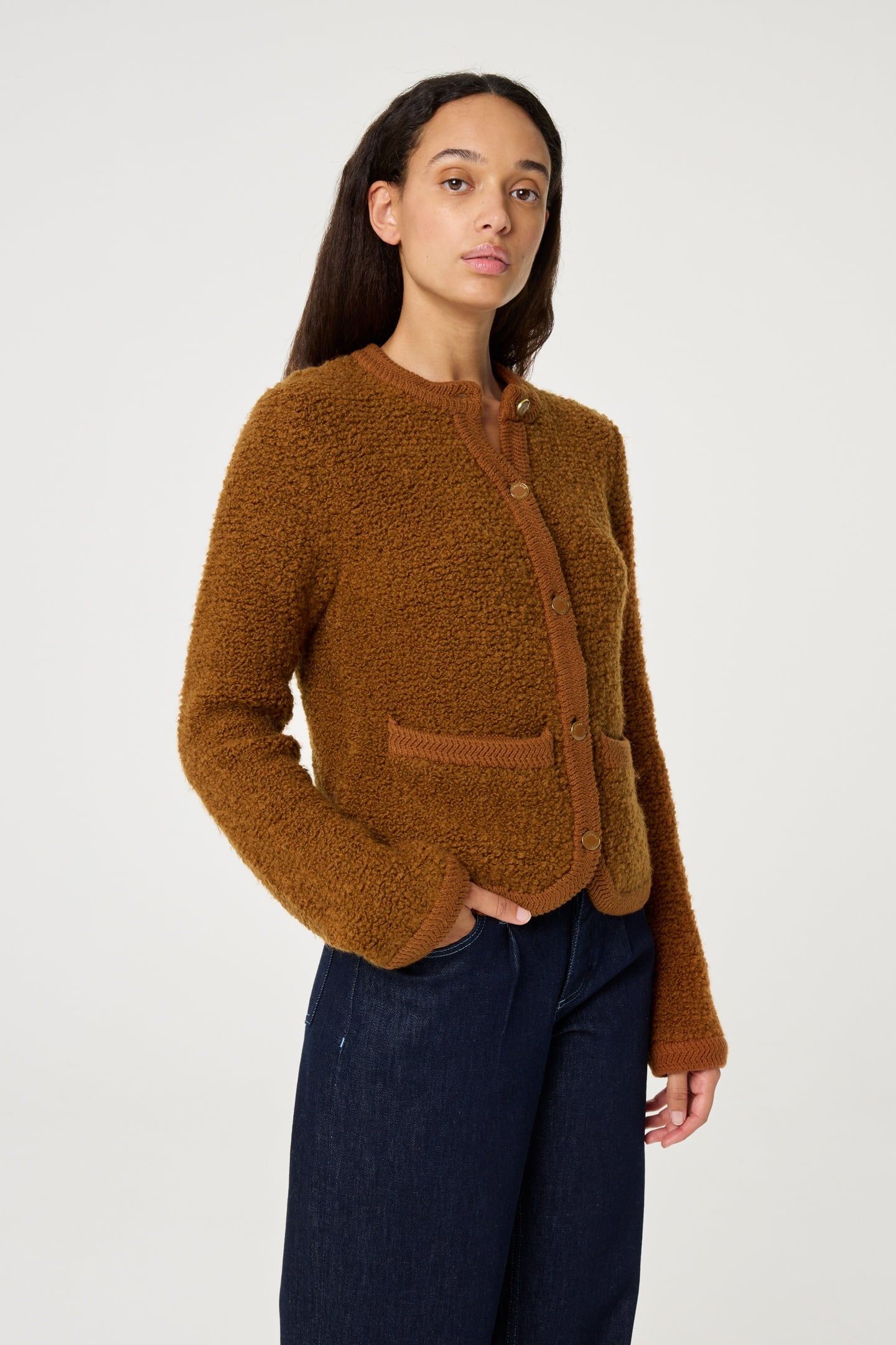MARCIA CARDIGAN BURNT SUGAR 2