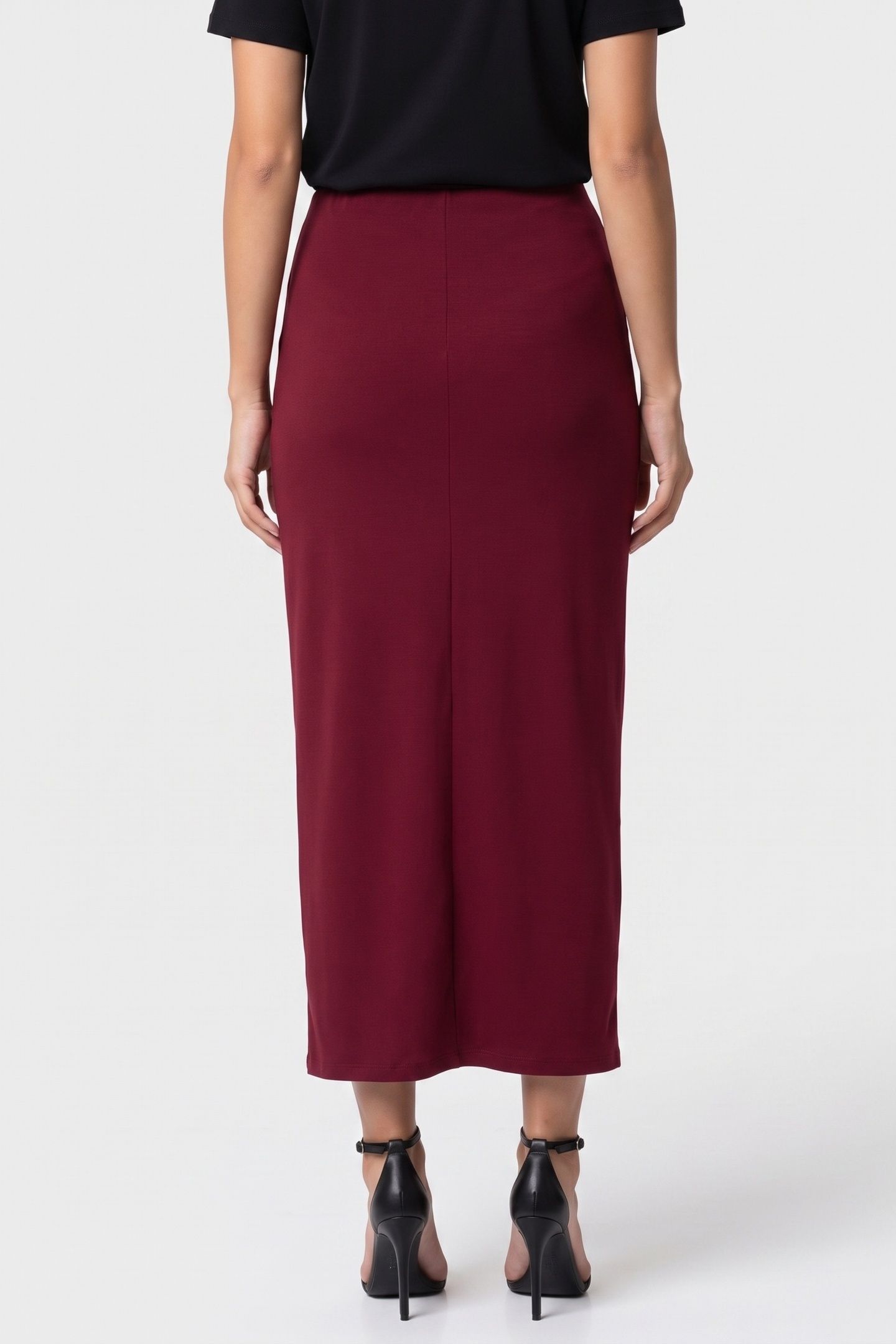 TRISH POLY INTERLOCK SKIRT PINK 2