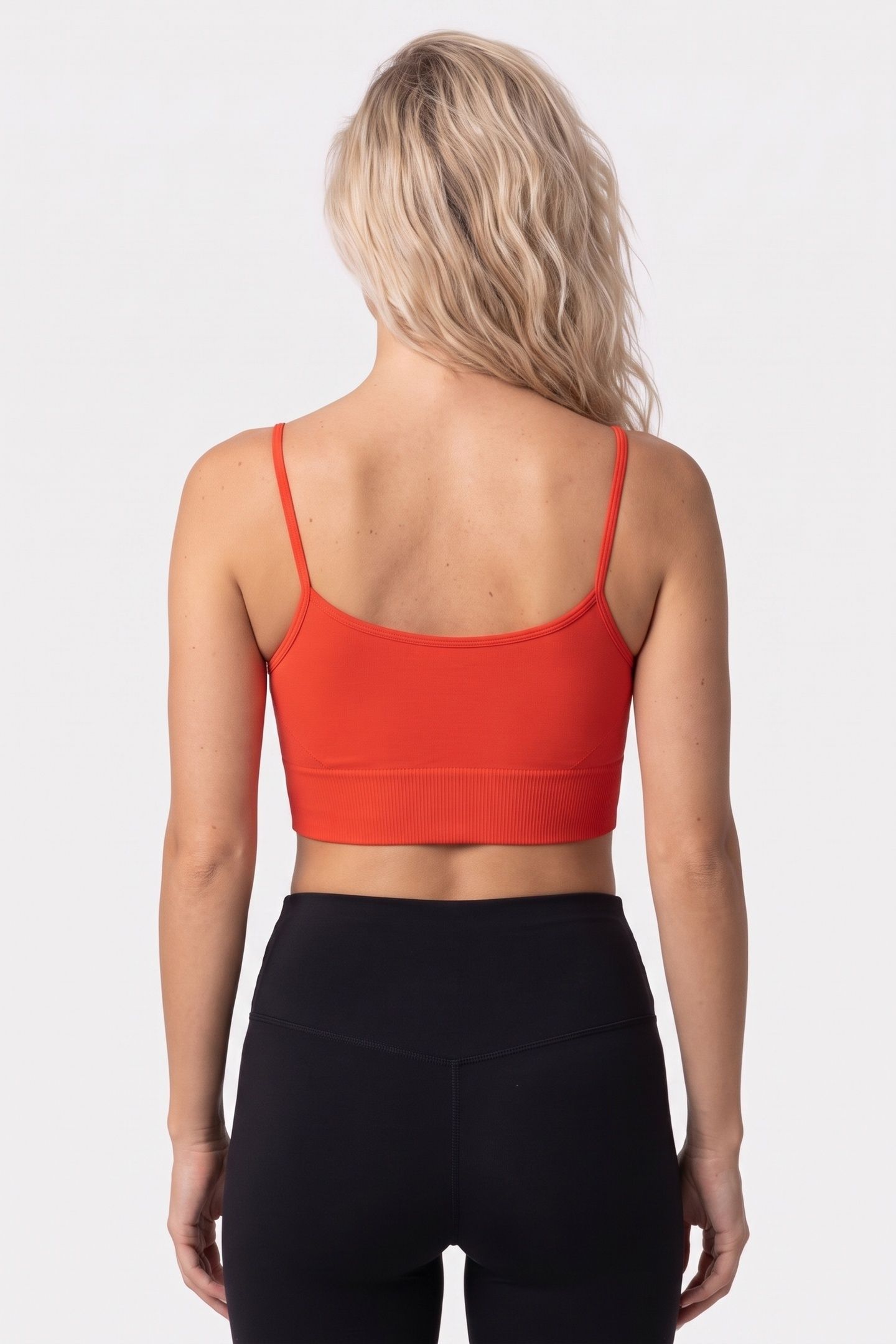 RORA SEAMLESS BRA ORANGE 2