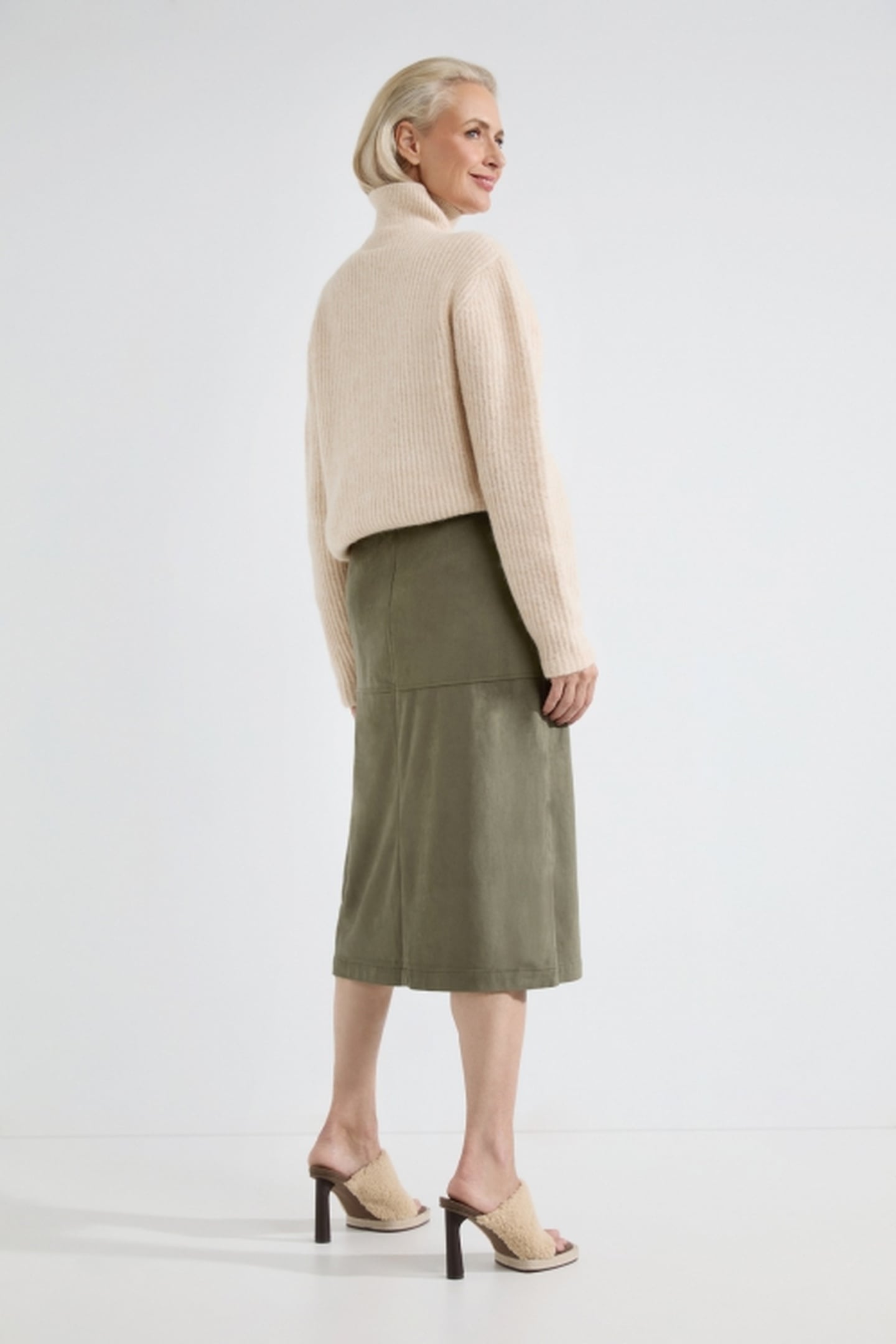AMBER SKIRT PESTO 3