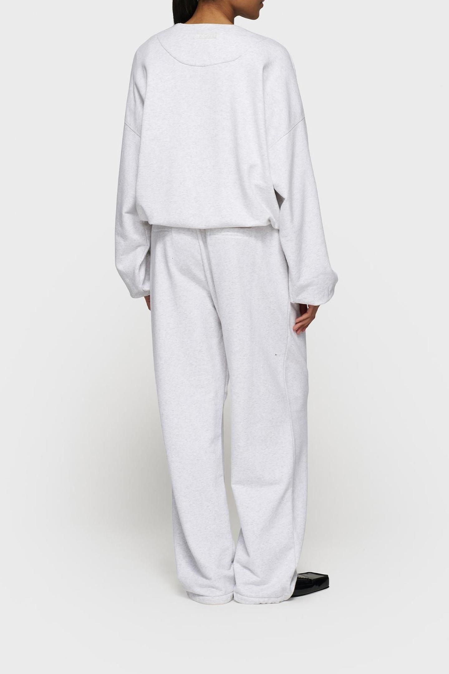 DANCE SWEATER TAPE WHITE GREY MELEE 3