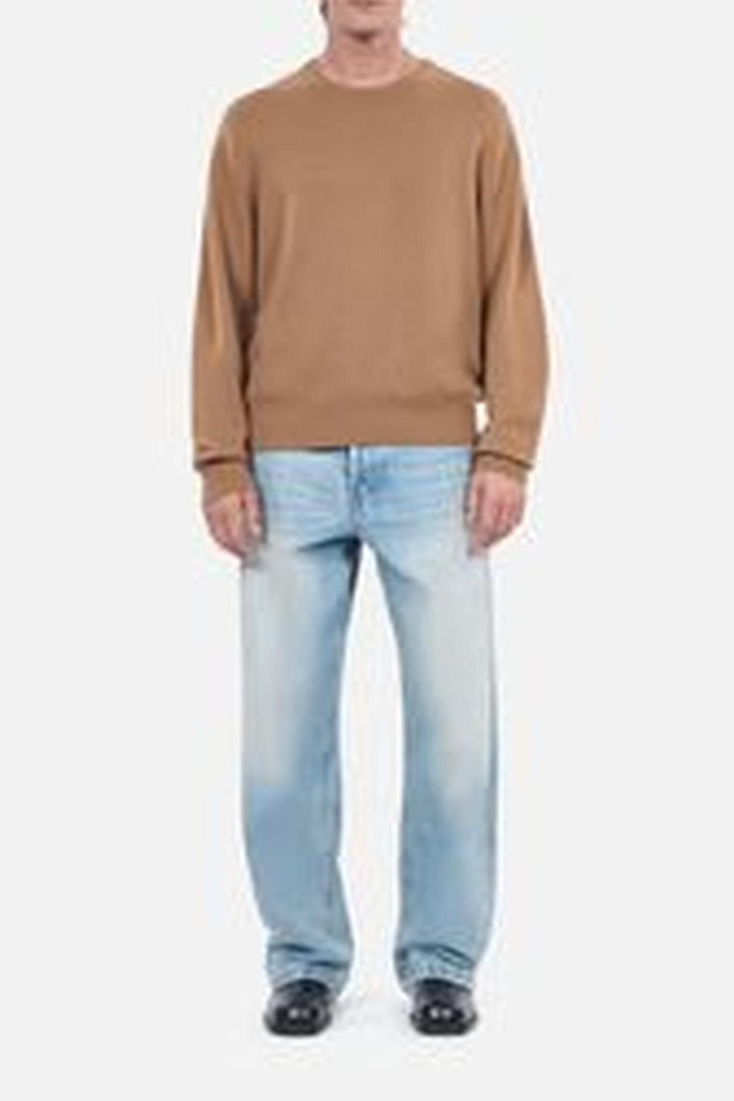 PULL COL ROUND DETAIL BRILLIANT DARK CAMEL 4