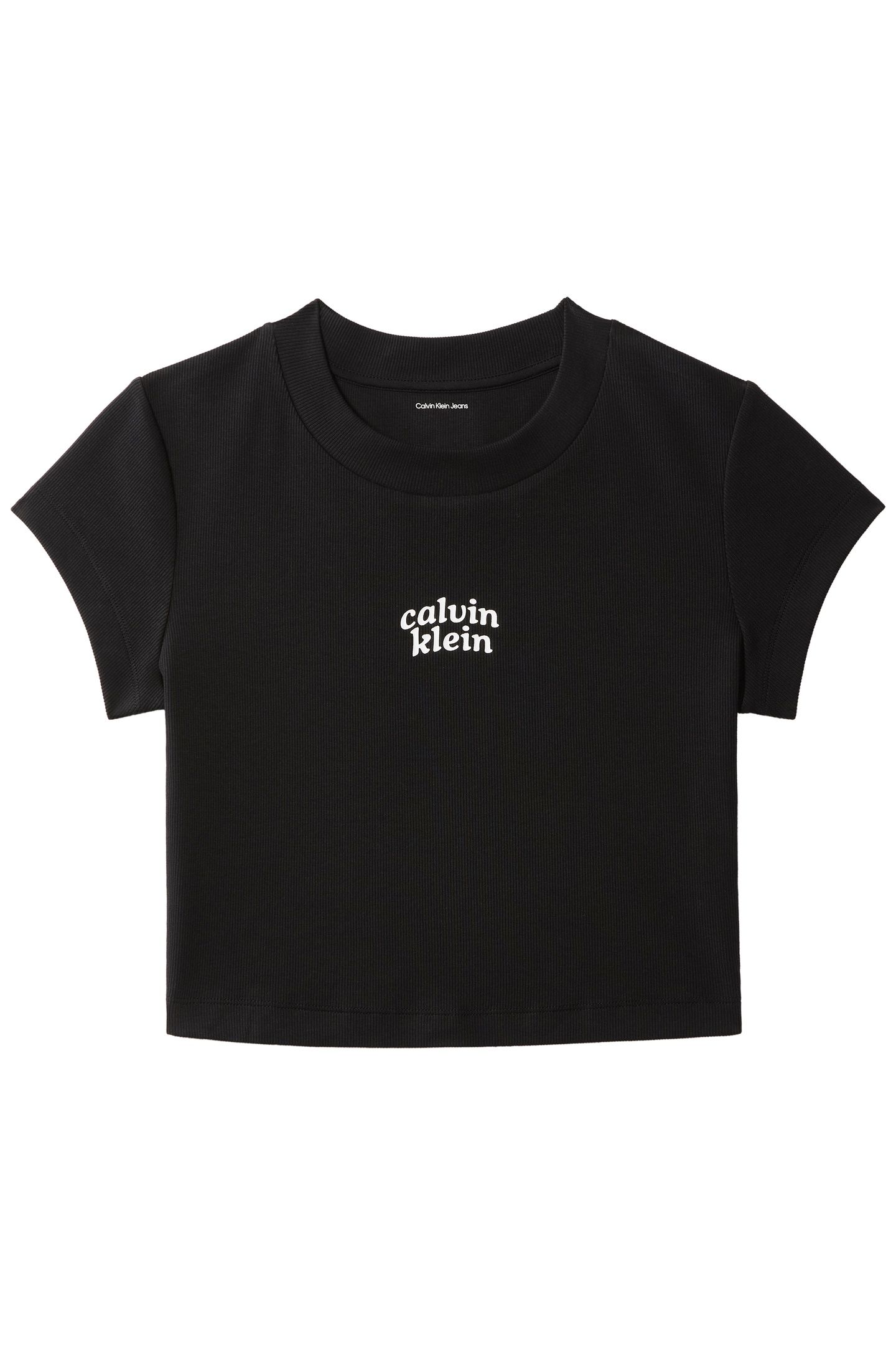 SHORT SLEEVE SEASONAL LOGO BABY TEE BLACK 4