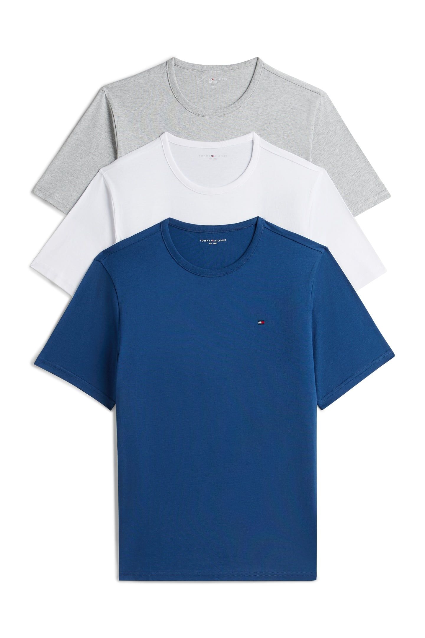 3-PACK SS TEE BLU JN/LGHT GRY HTH/WHITE 1