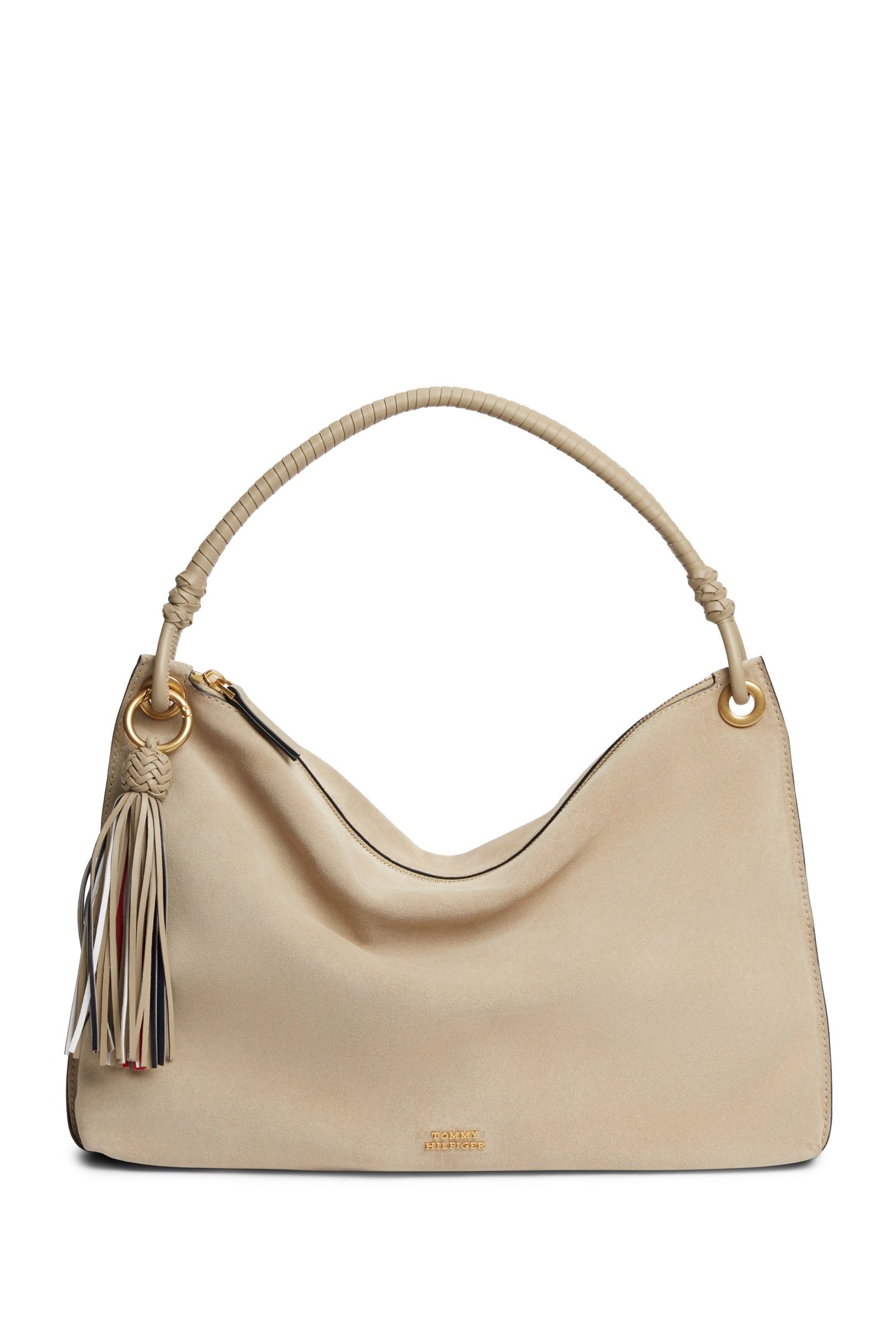 STATEMENT LEATHER SHOULDER BAG SANDALWOOD 2