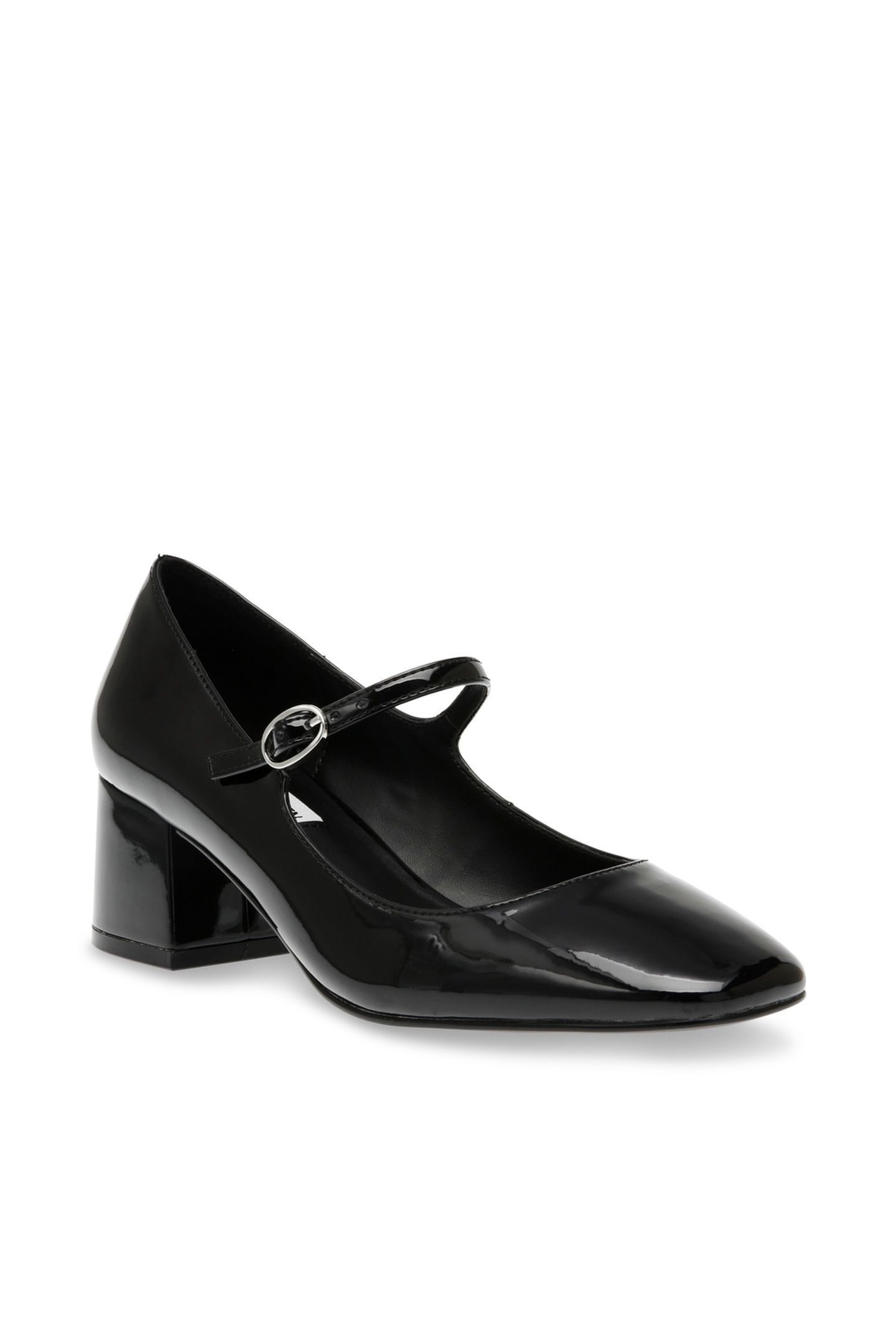 HAWKE SANDALS BLACK PATENT 2