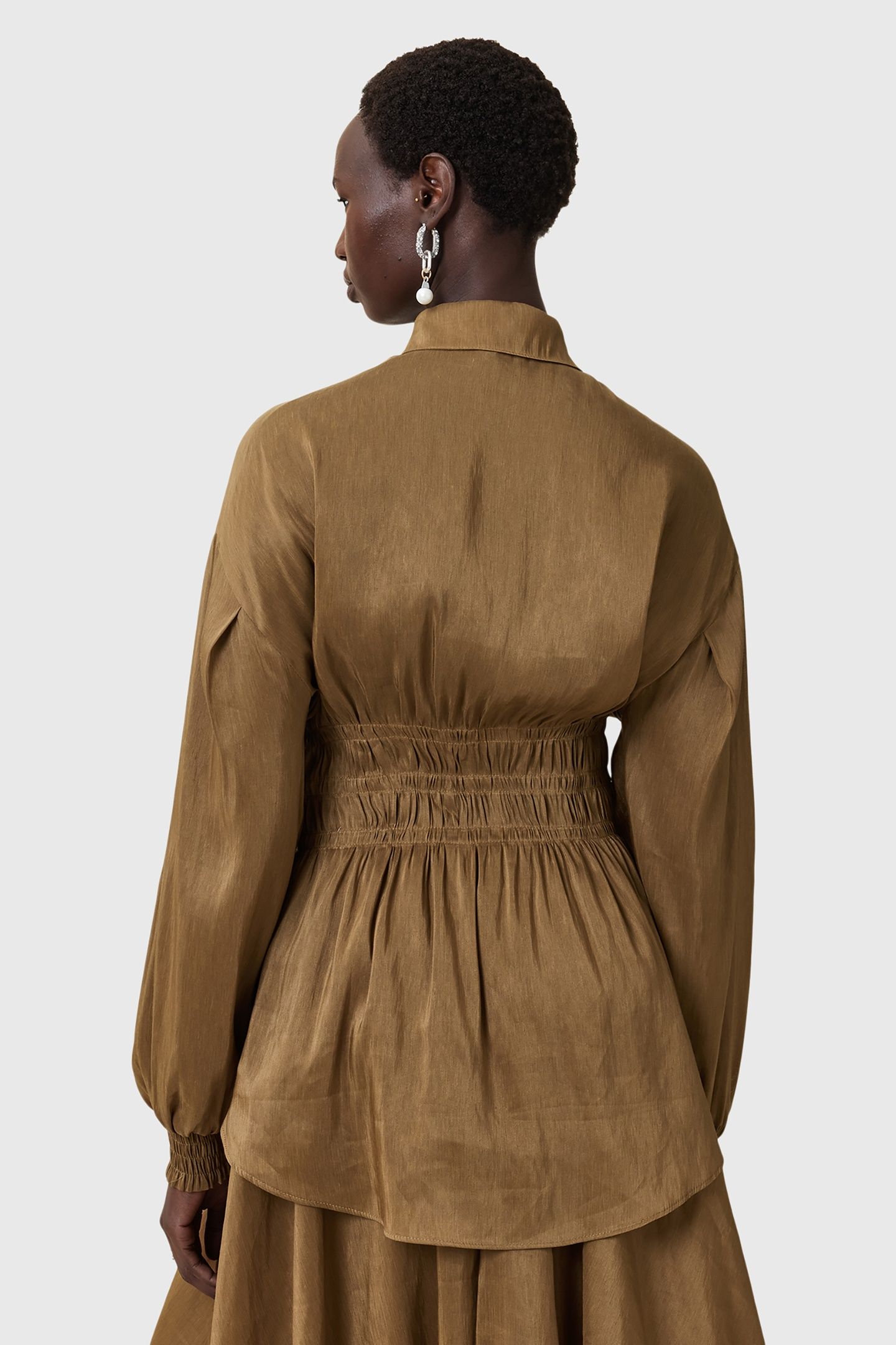 STACI SHIRT BREEN BROWN 4