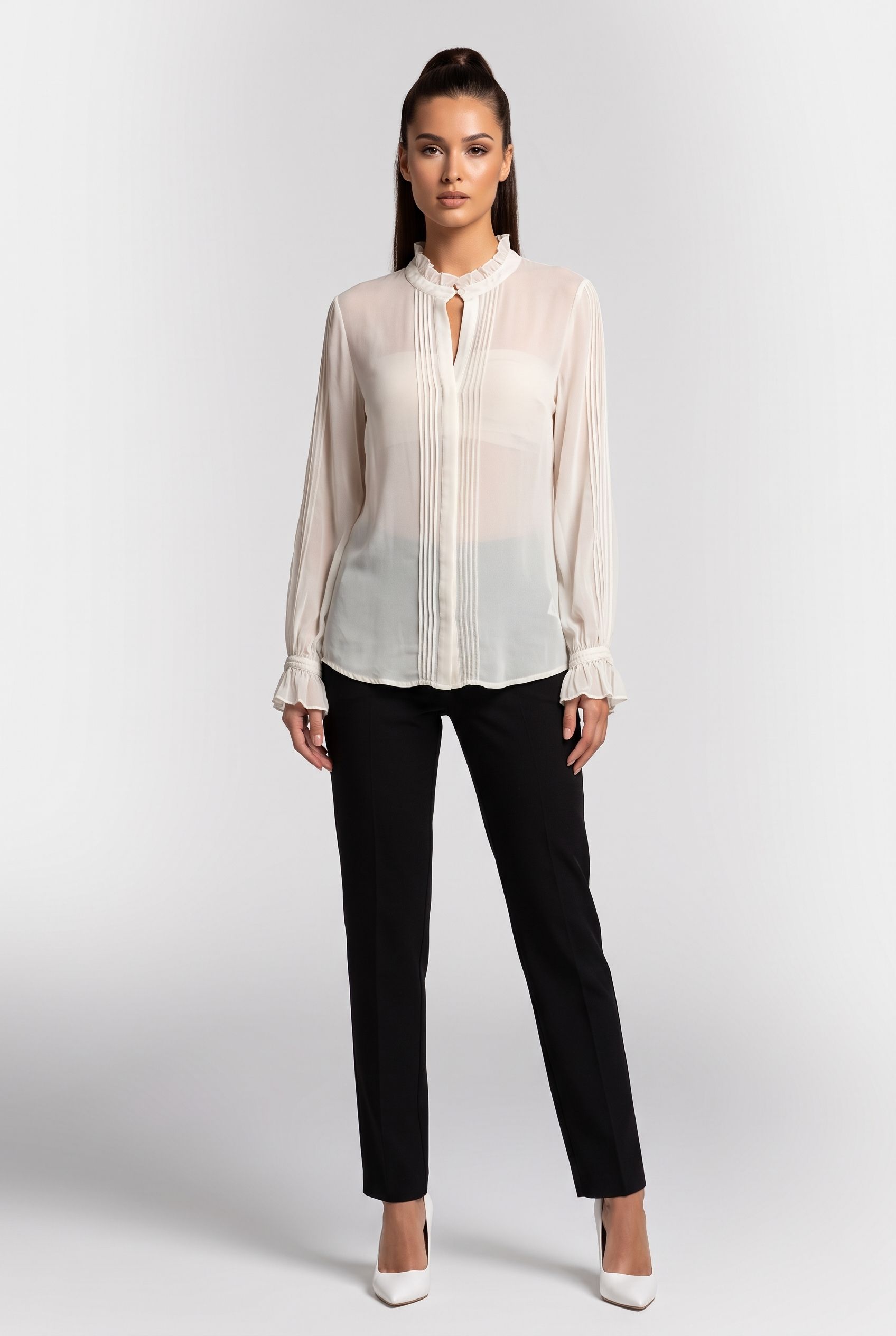 LOUISE SHIRT CHALK WHITE 1