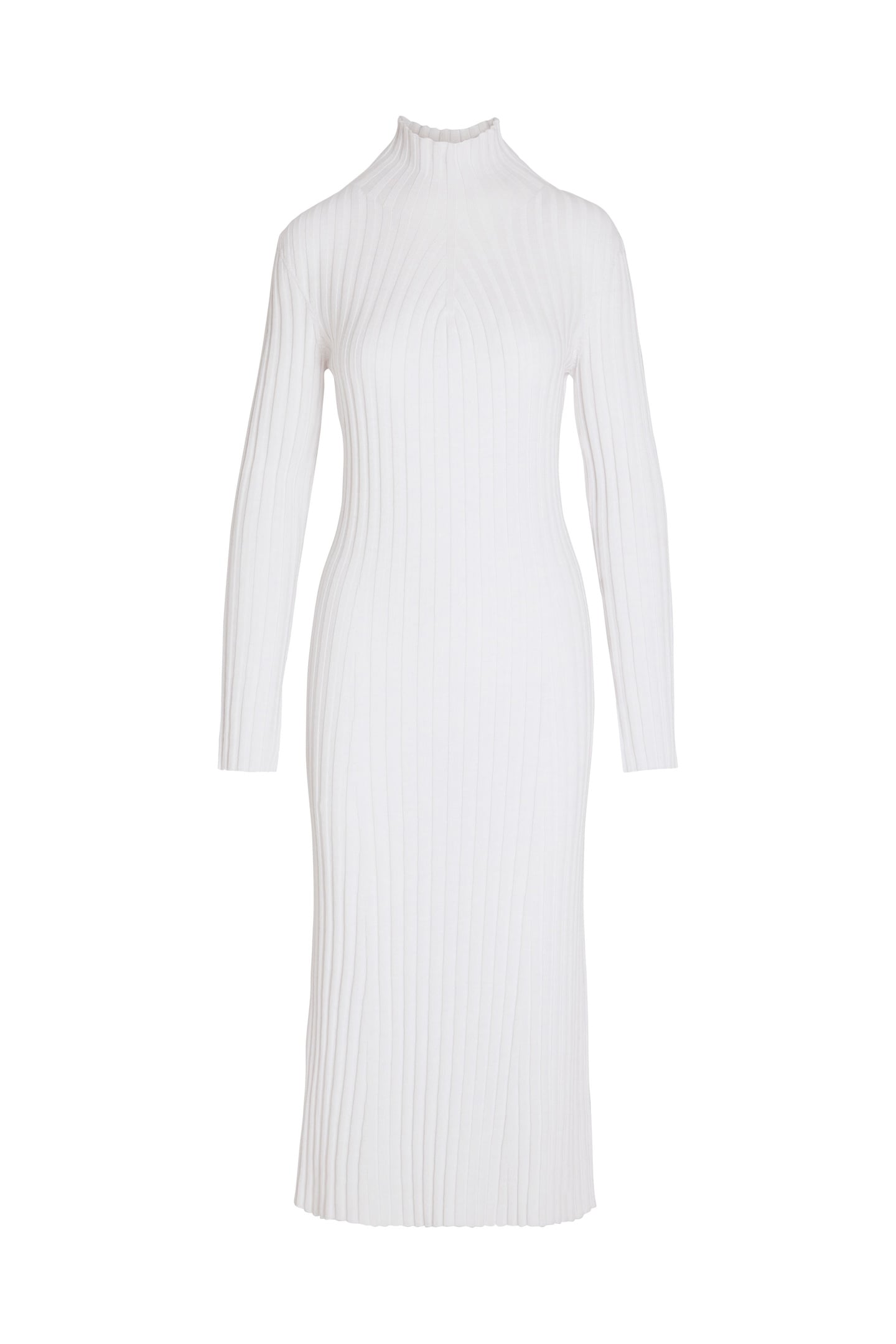 FOLAS V1.Y8.02 FLAT-KNIT-DRESS OFF WHITE 2