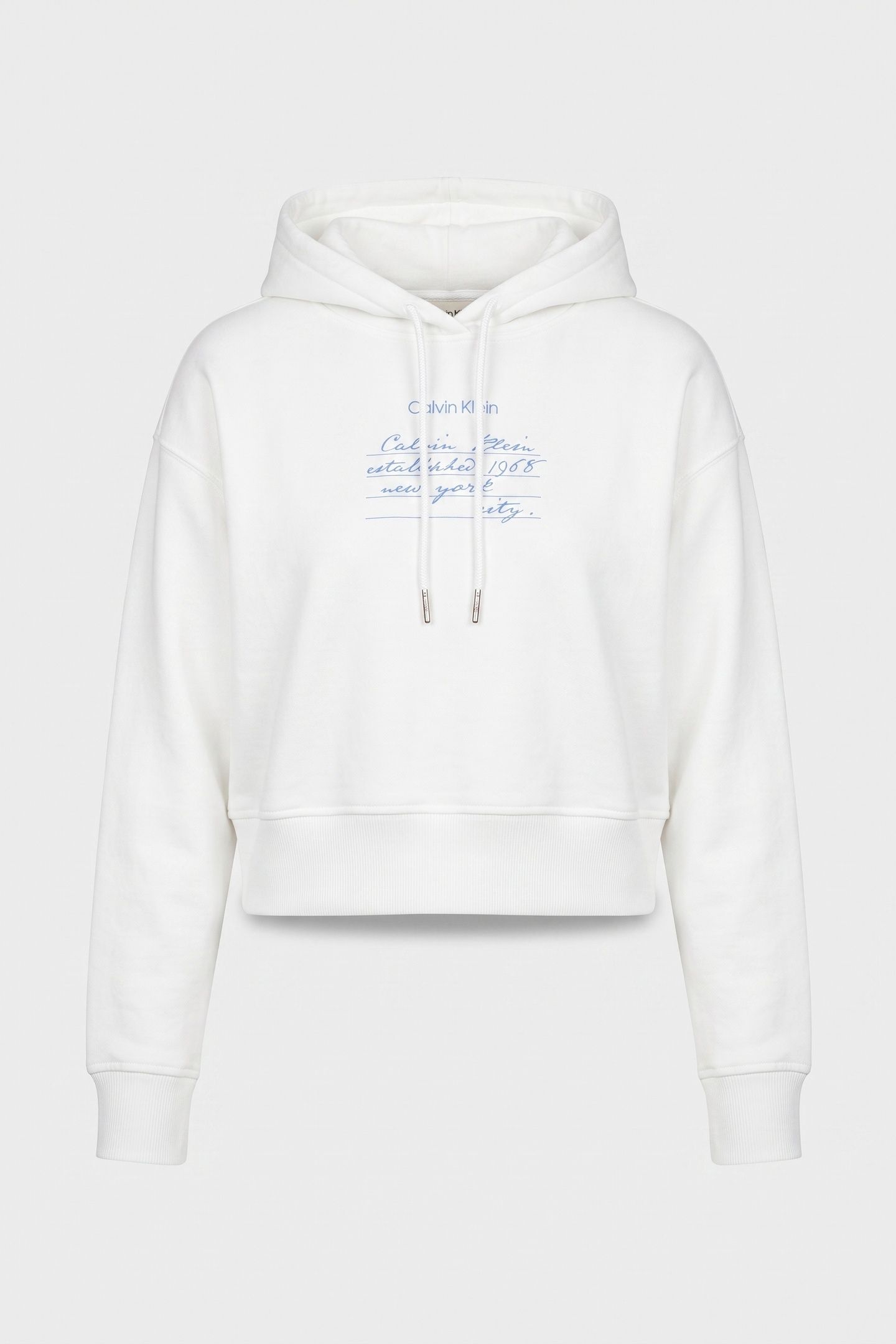 LONG SLEEVE FRENCH TERRY GRAPHIC BRIGHT WHITE 3