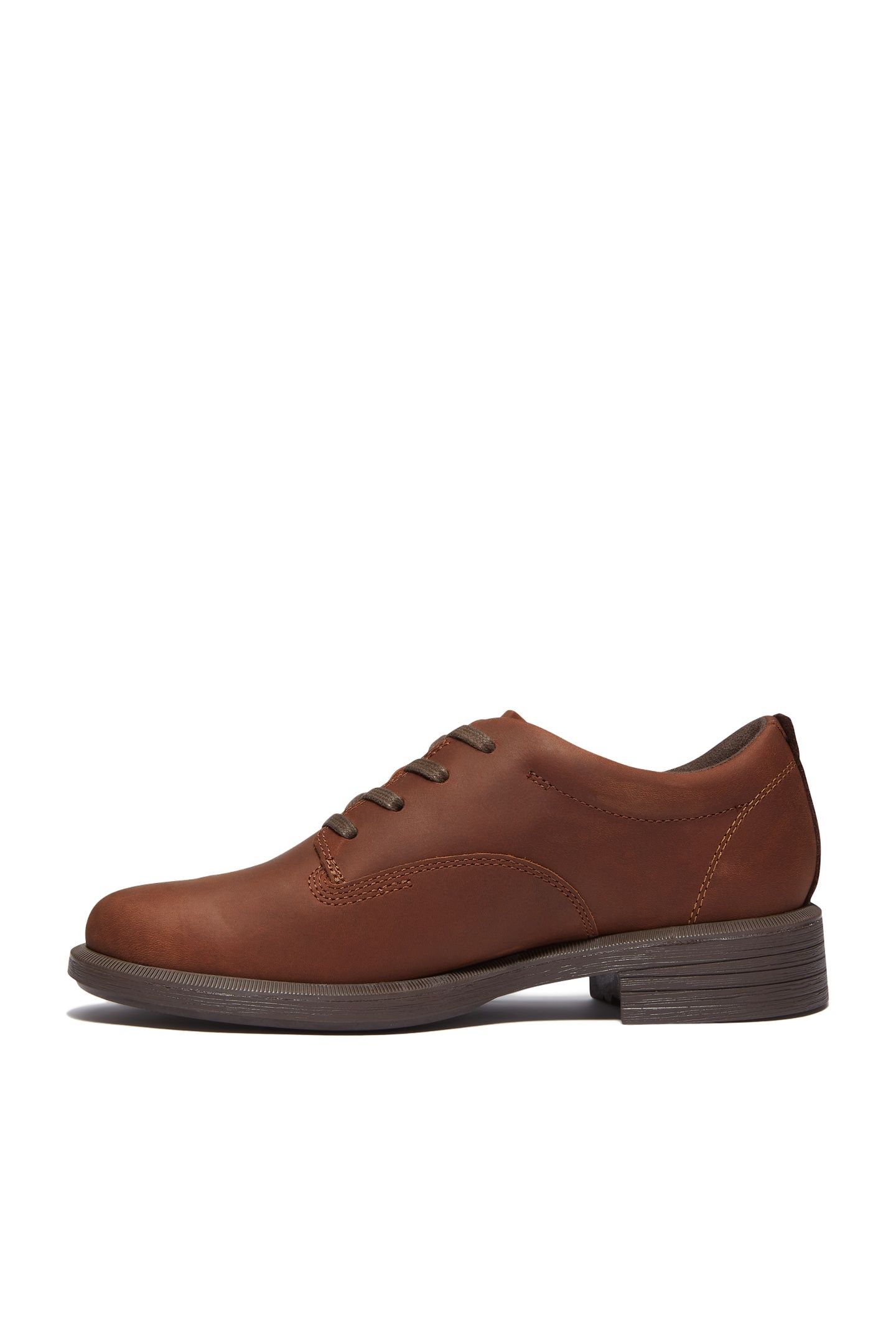 VERONA SQUARE LACE UP SHOE MEDIUM BROWN FULL GRAIN 2