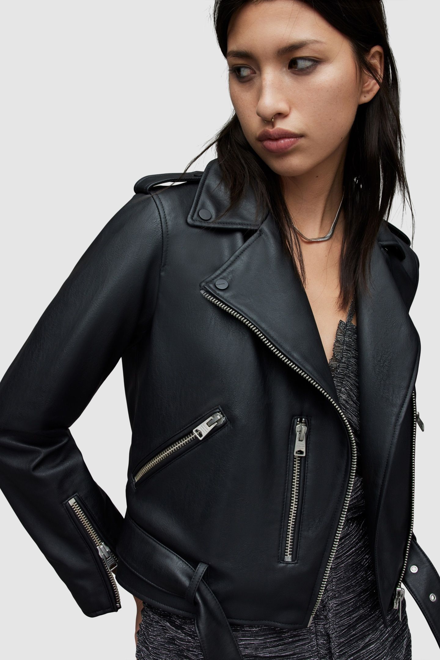 BALFERN FAUX BIKER BLACK 7