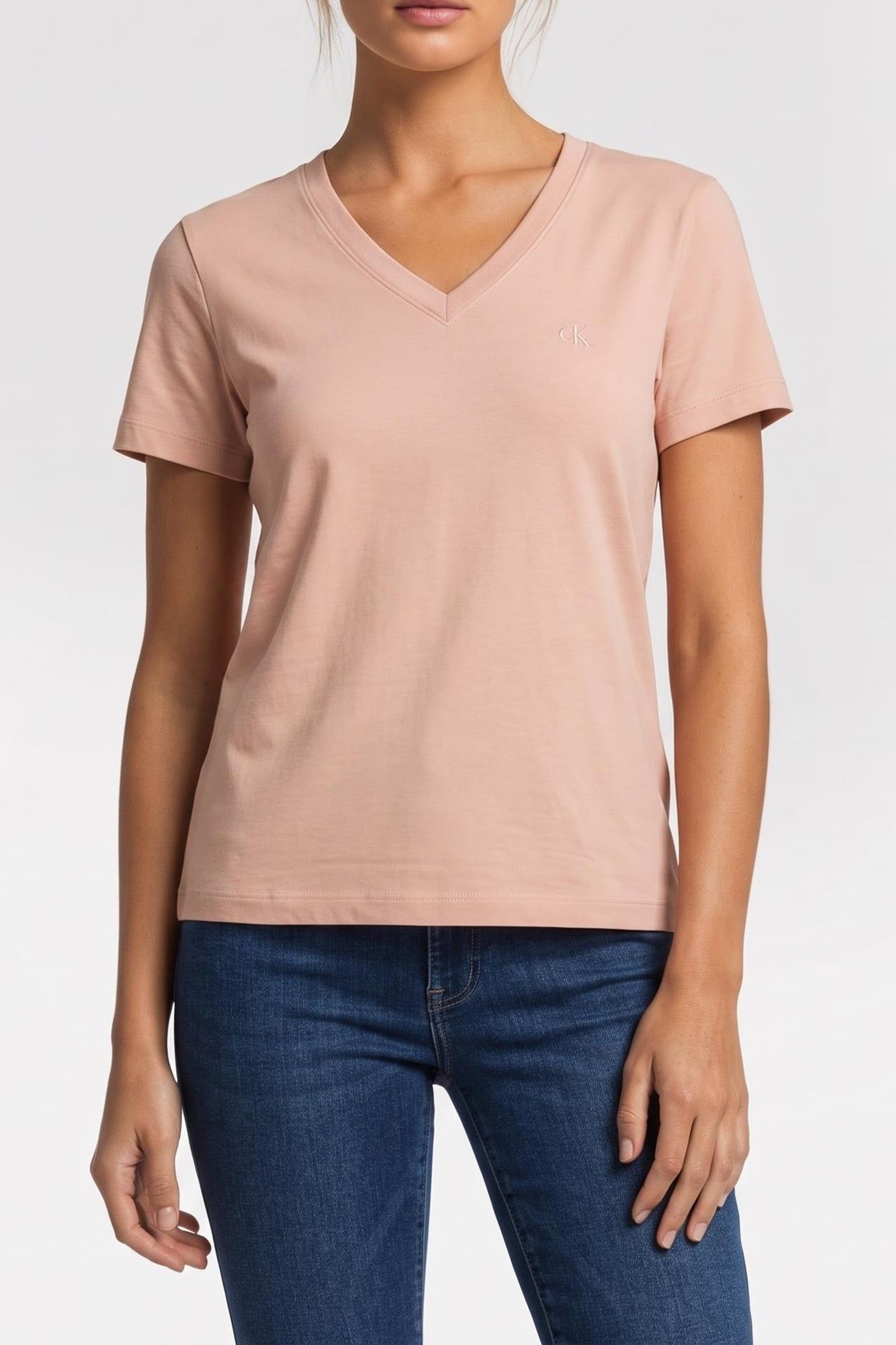 SS MONOGRAM V-NECK TEE TUSCAN WIND 1