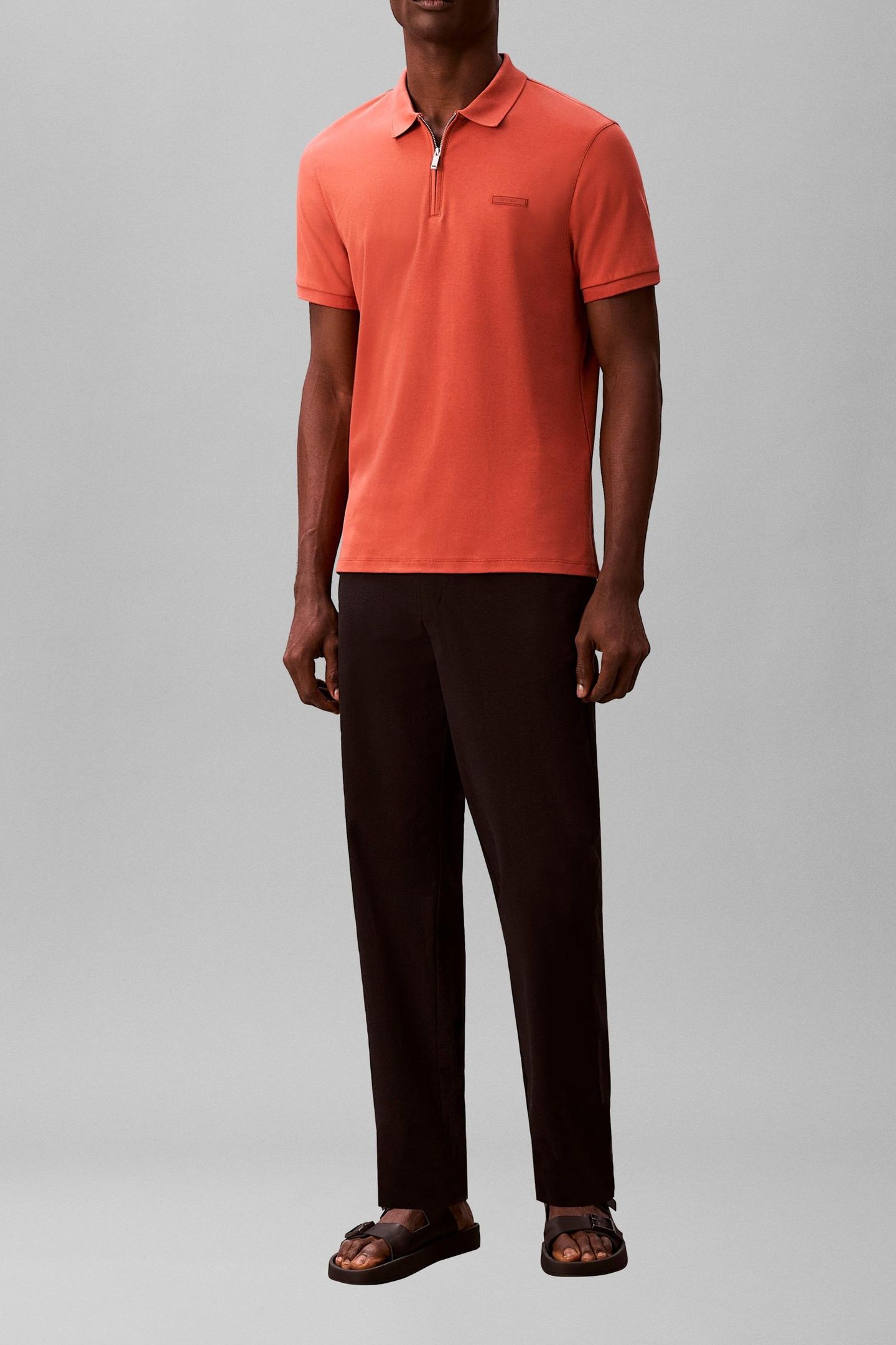 SS SLIM SUPIMA ZIP POLO FADED FLOWER 5