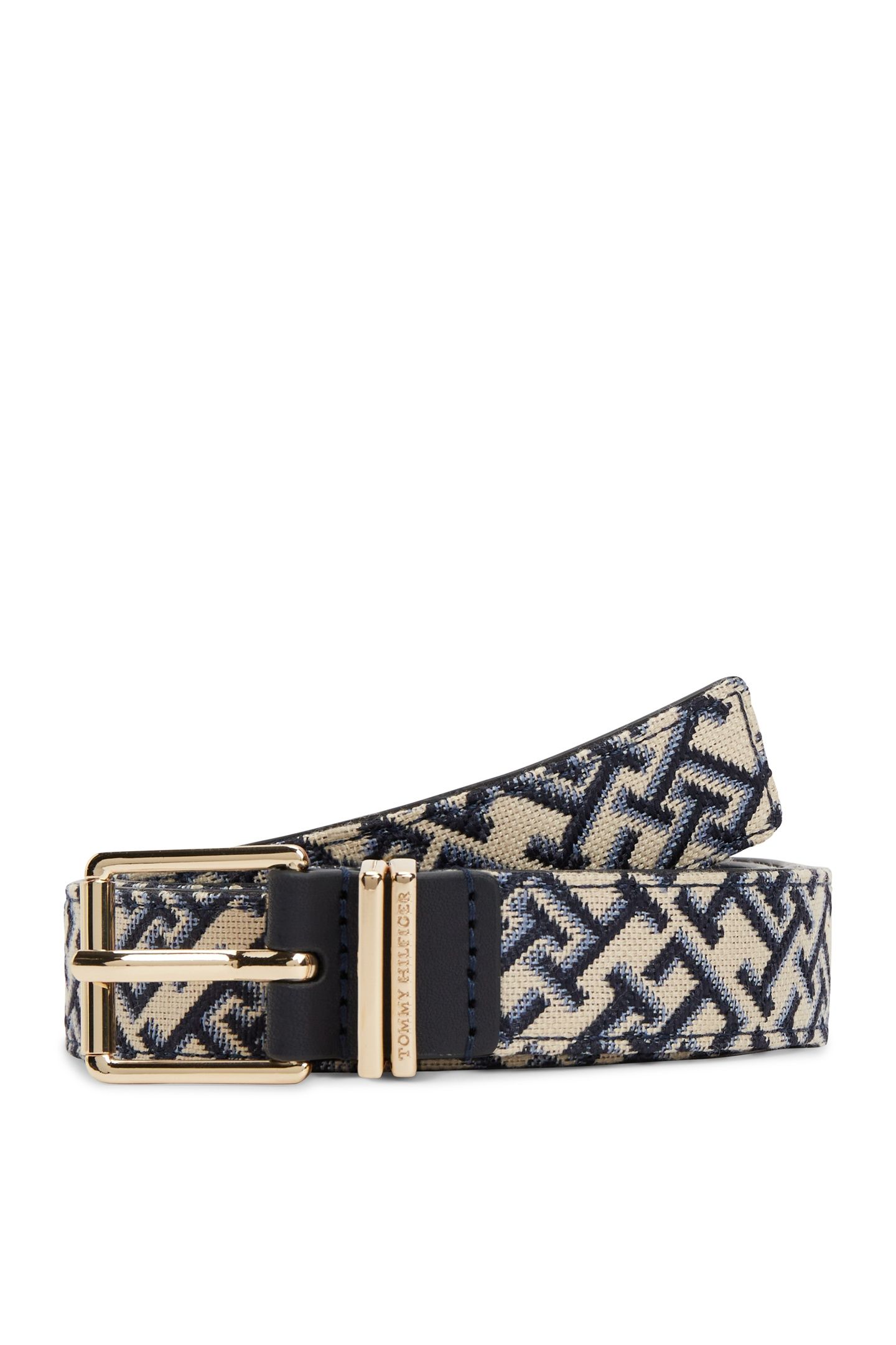 TH SQUARE 2.5 JACQUARD BELT SPACE BLUE 2