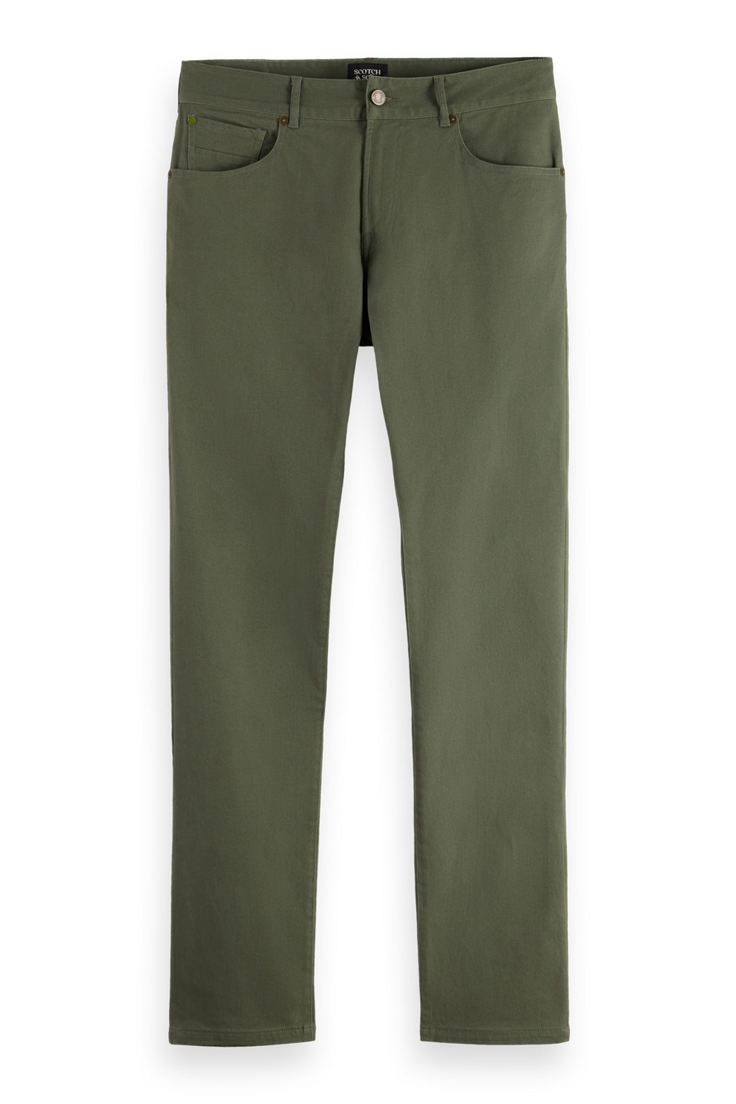 RALSTON- COTTON-BLEND TWILL REGULAR SLIM FIT 5-POCKET PANT T 3
