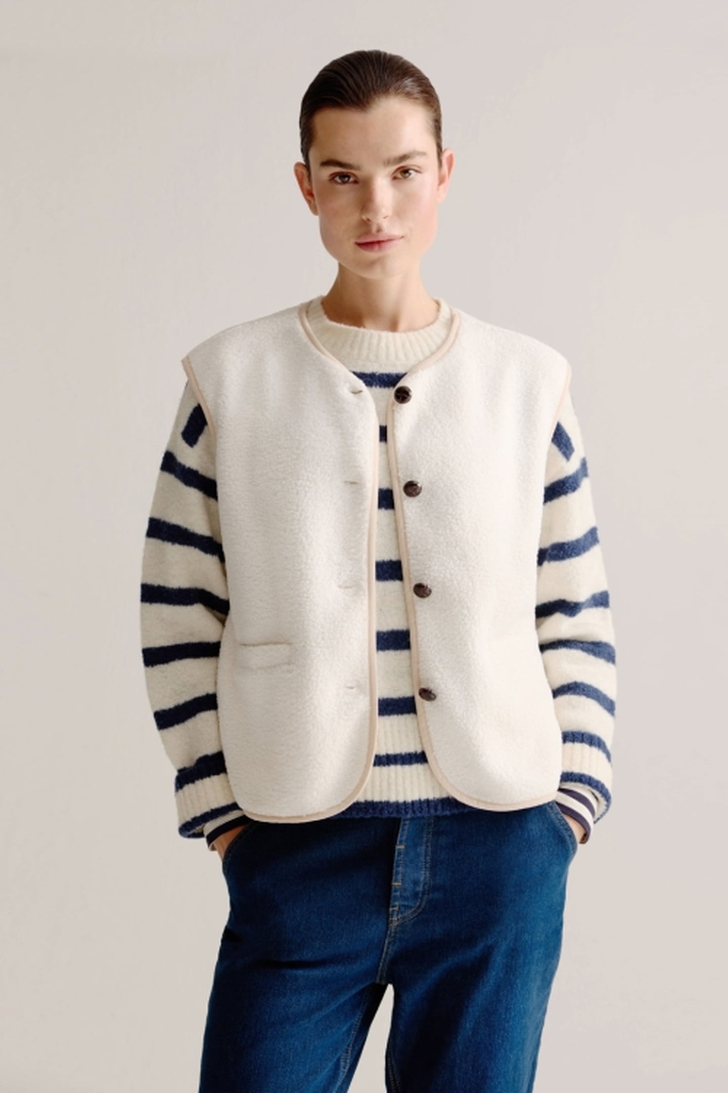 LUCIANA GILET SAND 1