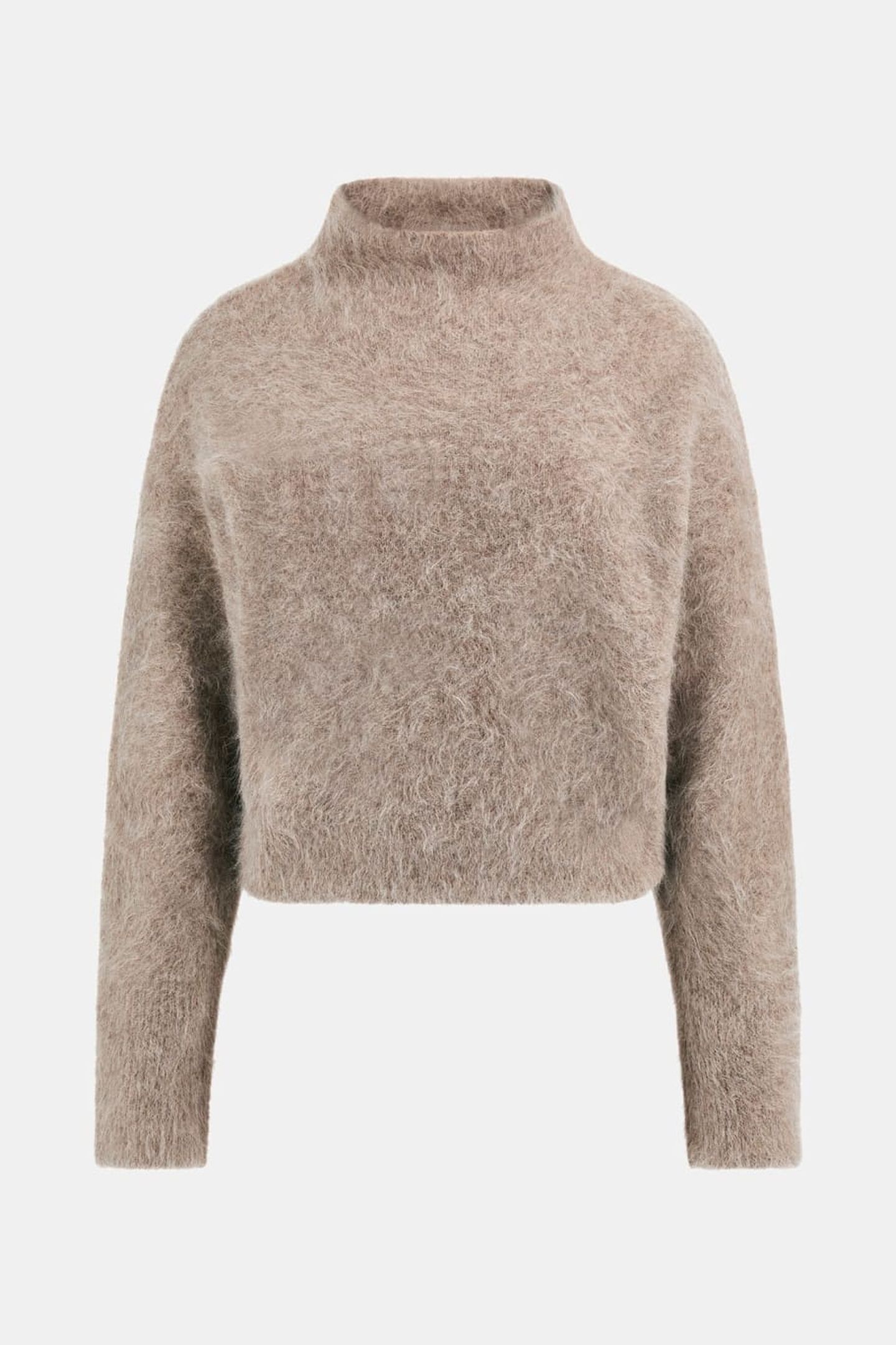 DENISE CROP SWEATER HERB TAN MULTI 5