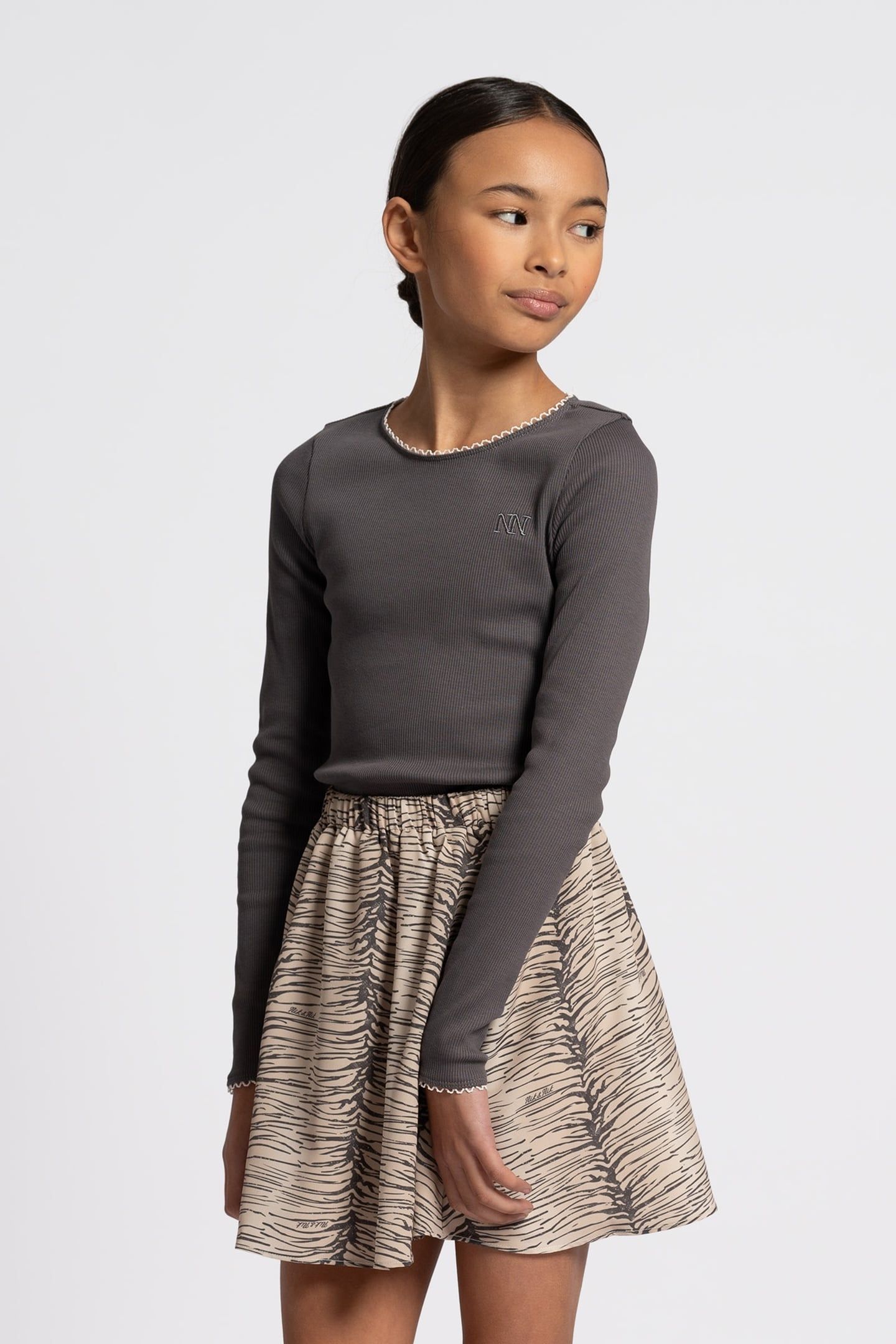 ROSIE SKIRT OAK SAND 1