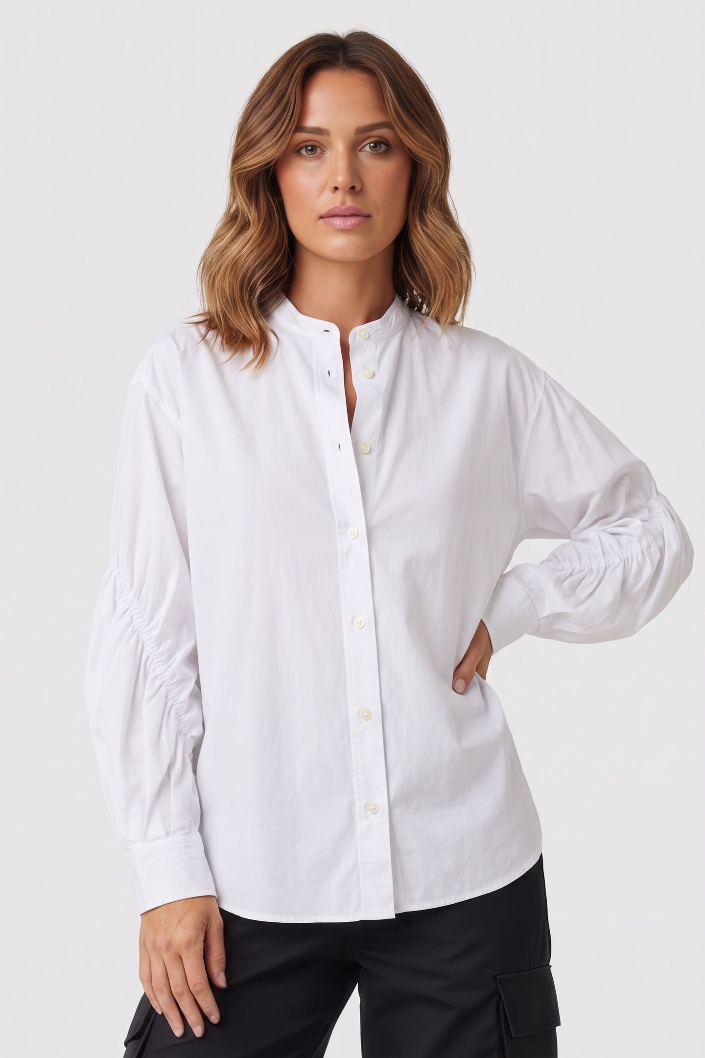 IDRO COTTON SHIRT WHITE 1