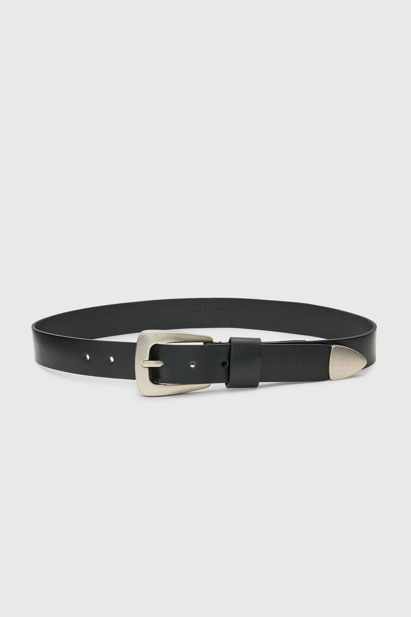 JIANNA BELT BLACK/ANTQ NICKEL 2