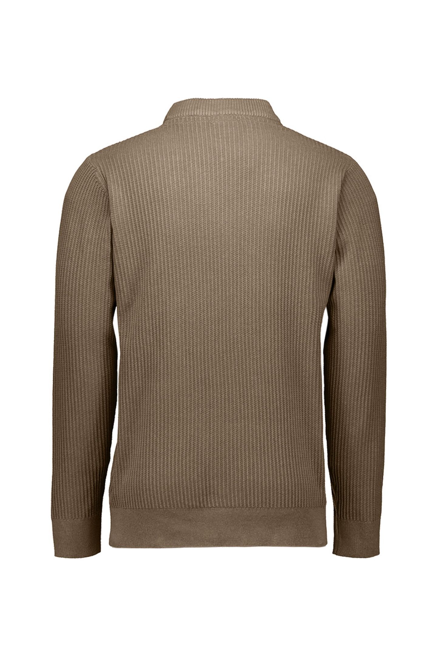 PULLOVER CREWNECK RIB TAUPE 2