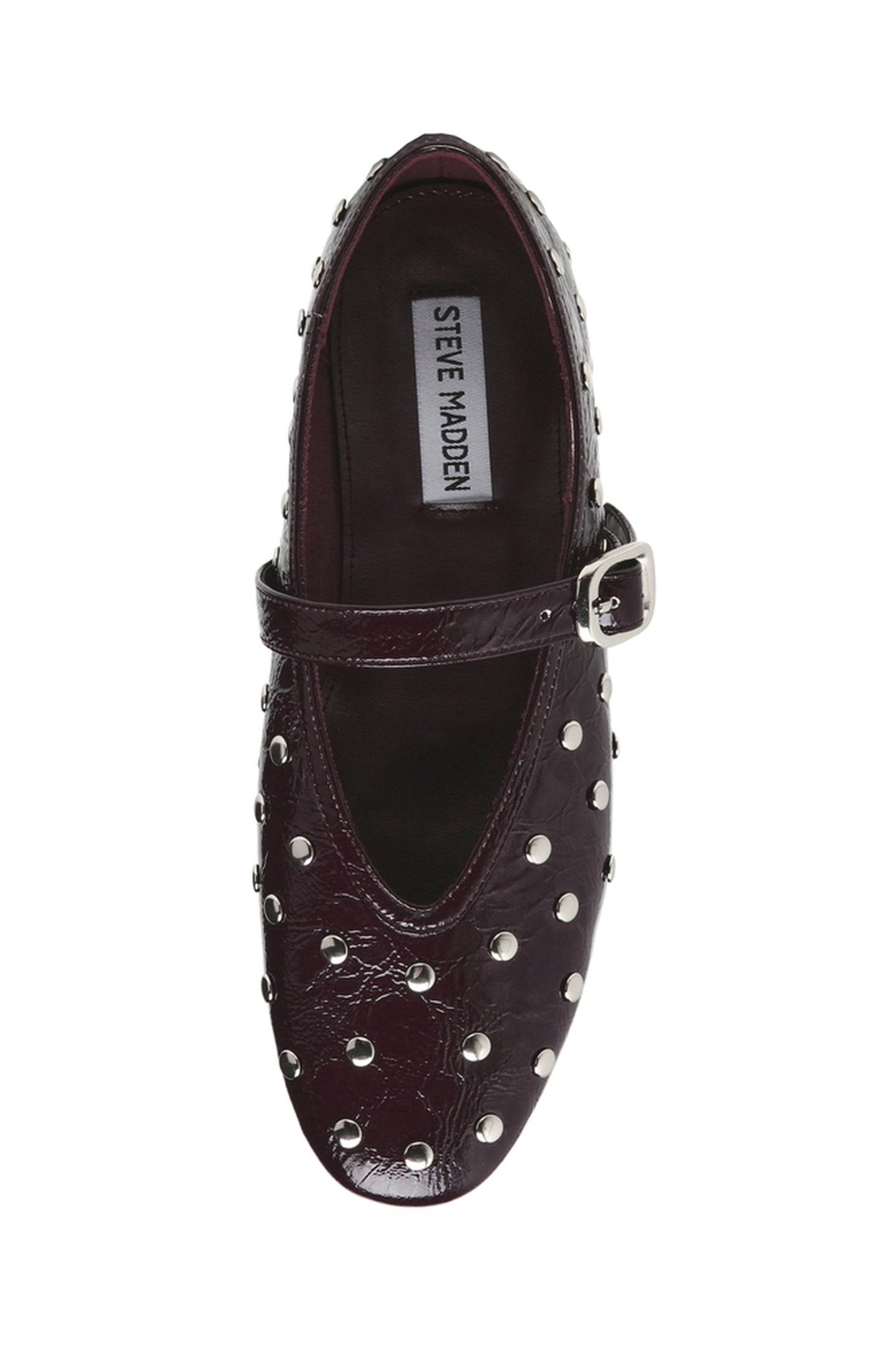 ARCHER FLAT SHOES CHERRY LACQ LEATHER 6