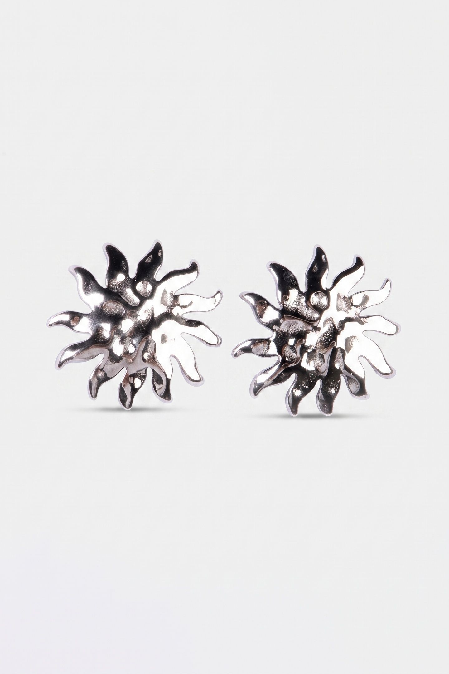 ICONIC SUN OHRRINGE SILVER 3