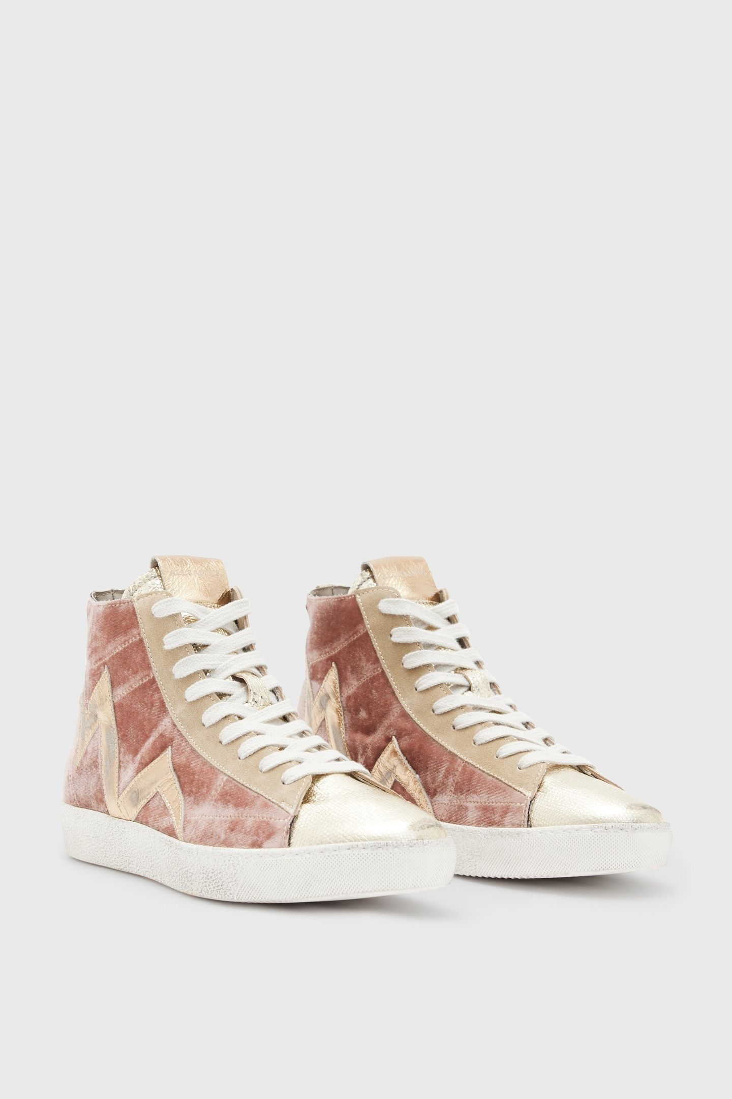 TUNDY BOLT HIGH TOP PINK 2