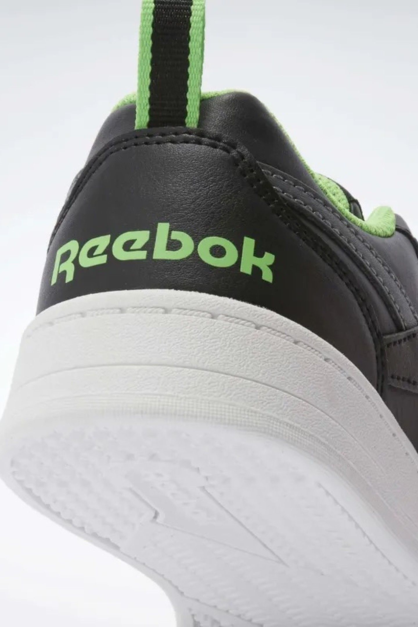 BOY'S REEBOK ROYAL PRIME BLACK/GREY/SOLARLIME 3